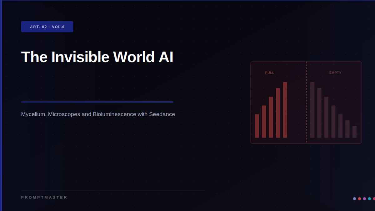 The Invisible World AI Video: Mycelium, Microscopes and Bioluminescence with Seedance