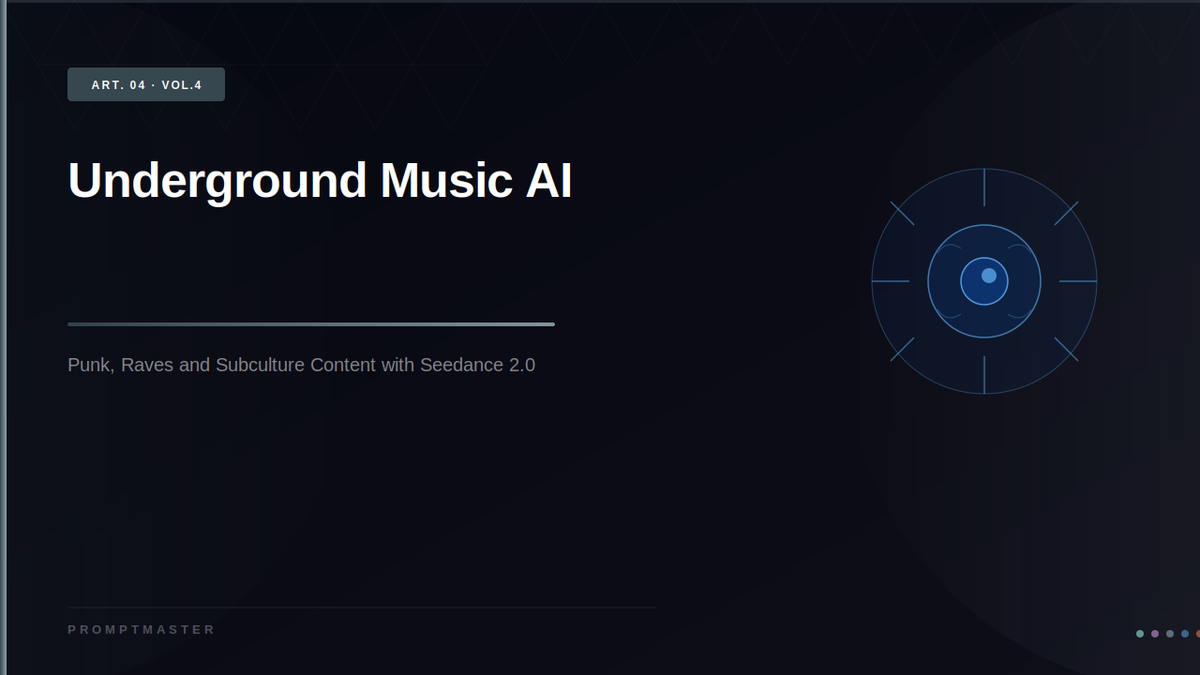 Underground Music and Subcultures AI Video with Seedance 2.0