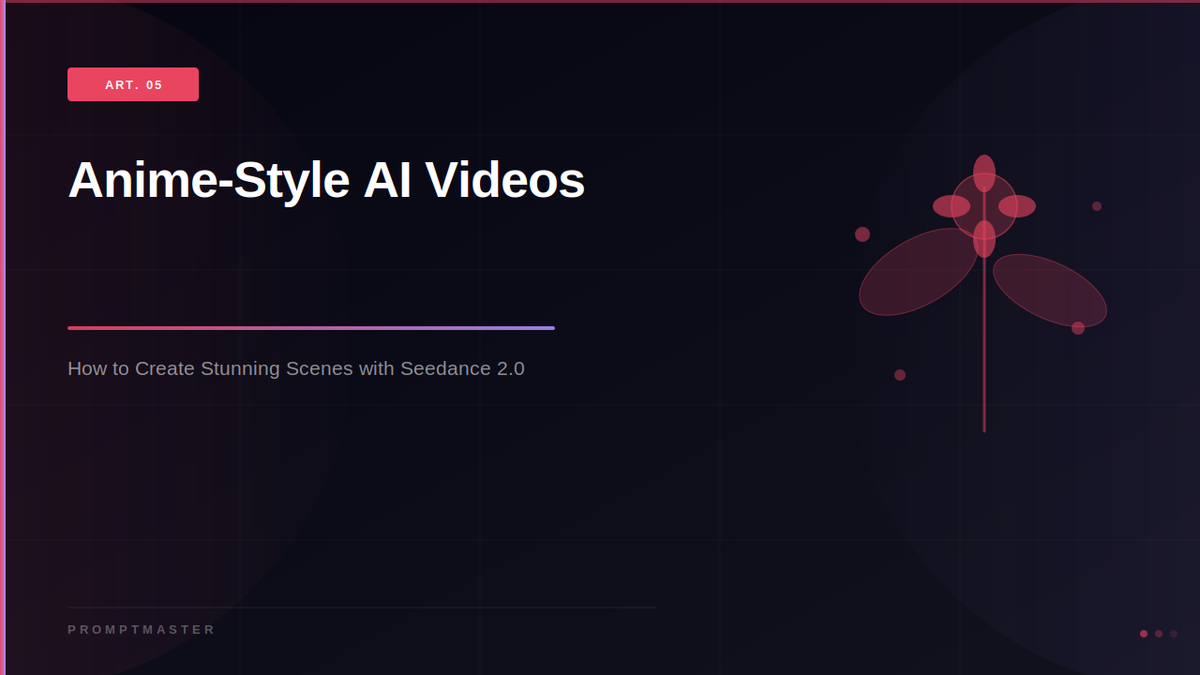 How to Create Stunning Anime-Style AI Videos with Seedance 2.0