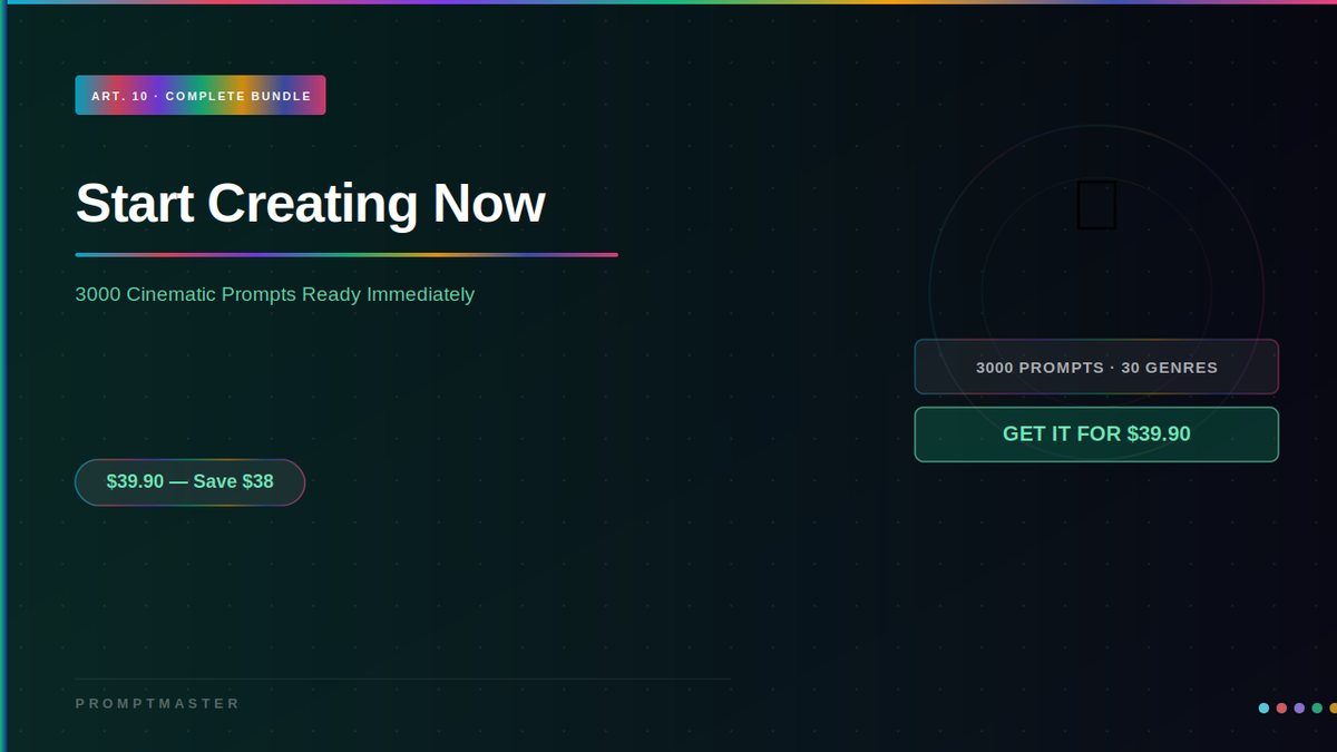 Start Creating Now: 3000 Cinematic Seedance 2.0 Prompts Ready the Moment You Download
