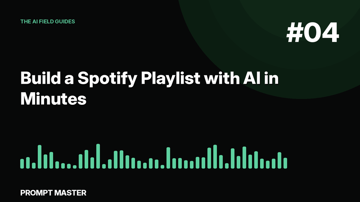 How to Build a Spotify Playlist with AI in Minutes