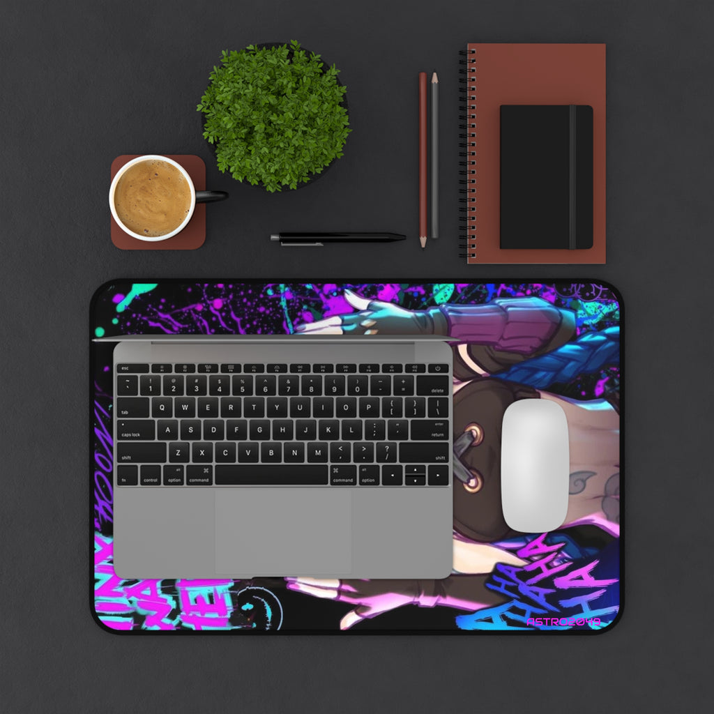 League of Legends - Arcane: JINX - Vibrant Desk Mat with Edgy Design - Perfect for Gamers, Home Office, Unique Gift, and Halloween Vibe