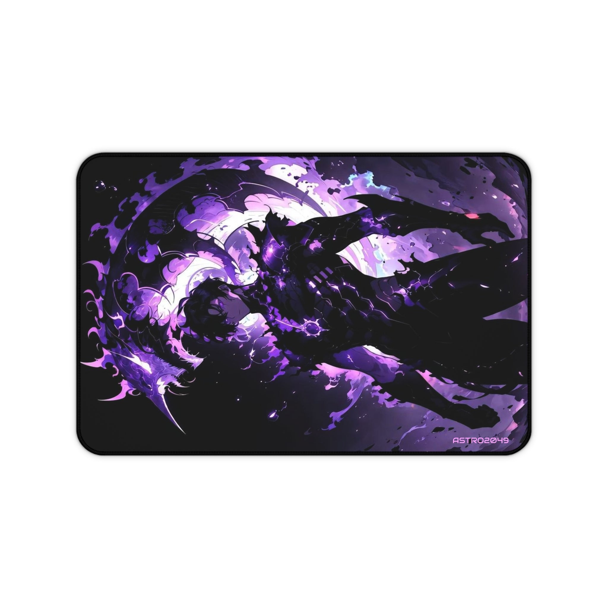 SOLO LEVELING - Sung Jinwoo - ARISE - Galaxy-Themed Desk Mat - Aesthetic Gaming Mouse Pad, Stylish Office Decor, Unique Gift Idea