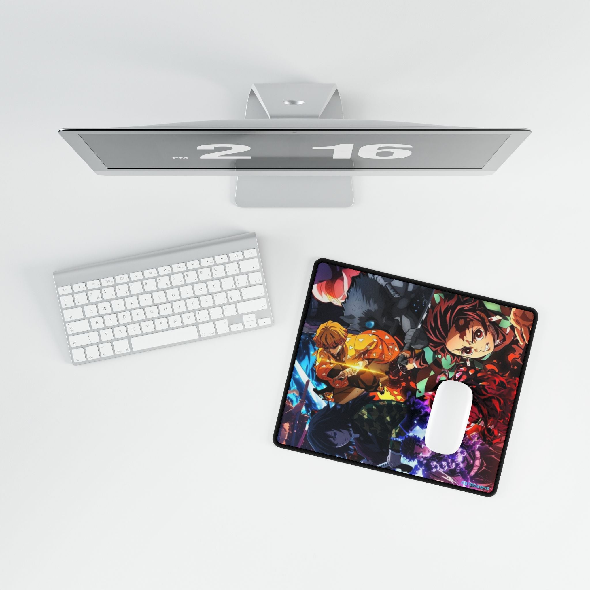 DEMON SLAYER - Kimetsu no yaiba - Anime-Inspired Desk Mat | Gaming Desk Accessory, Office Decor, Workstation Mat, Custom Mouse Pad