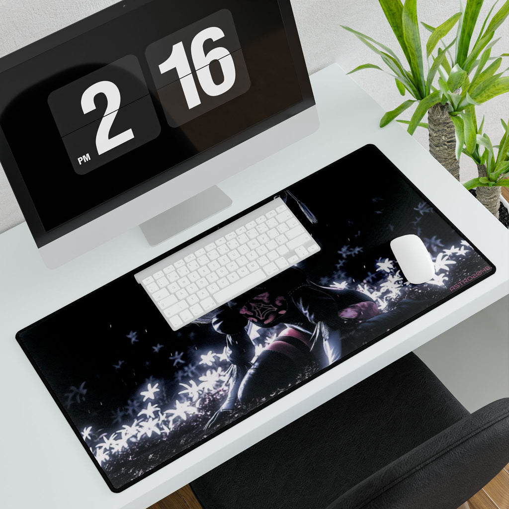 Nier: Automata - 2B - Futuristic Gaming Desk Mat, Non-Slip Mouse Pad, Art Gamer Decor, Office Accessory, Ideal Gift for Gamers