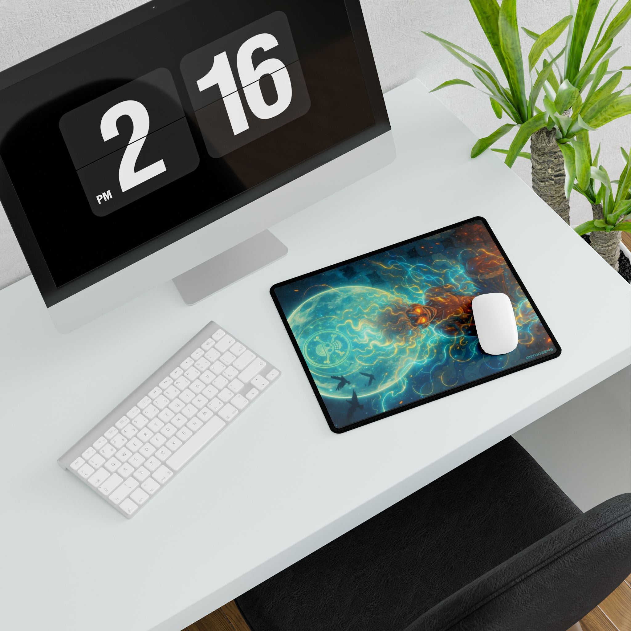 ONE PIECE - LUFFY - Cosmic Spirit Desk Mat - Gamer's Mouse Pad, Office Decor, Study Accessory, Unique Gift for All Occasions, Fantasy Art