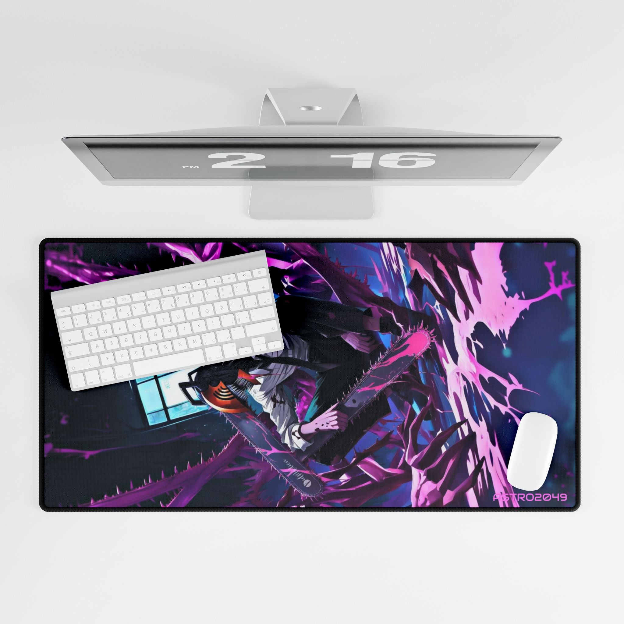 CHAINSAW MAN - Vibrant Anime Desk Mat | Custom Gaming Mouse Pad, Desk Accessory, Unique Gift for Students, Home Office Decor