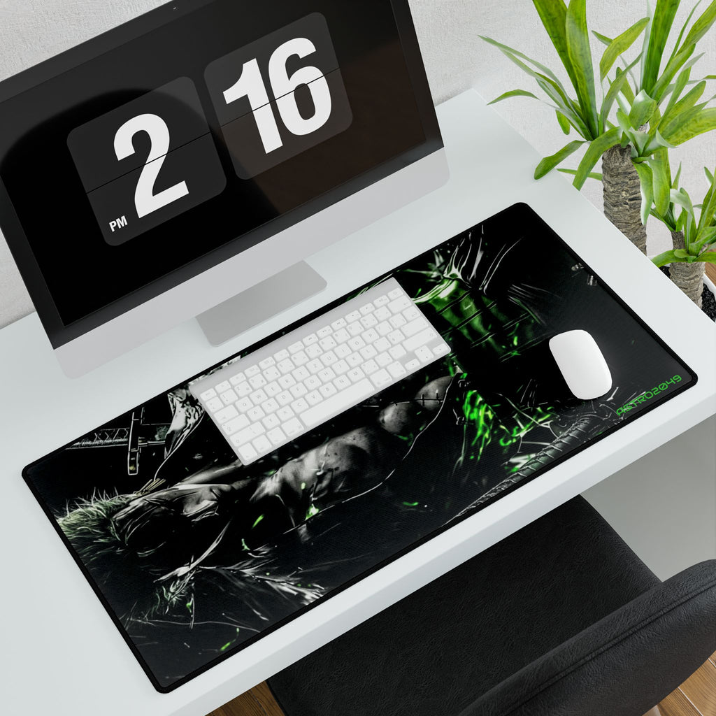 ONE PIECE - ZORO - Edgy Gamer Desk Mats - Perfect for Home Offices, Gaming Rooms, and Unique Gifts - Stylish Mouse Pads, Desk Accessories
