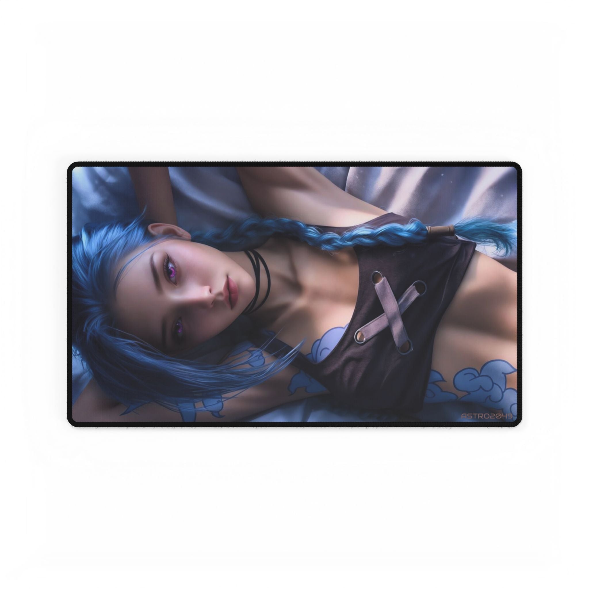 League of Legends - Arcane: JINX - Artistic Desk Mats for Gamers, Decorative Mouse Pads, Gaming Accessories, Unique Home Office Décor,