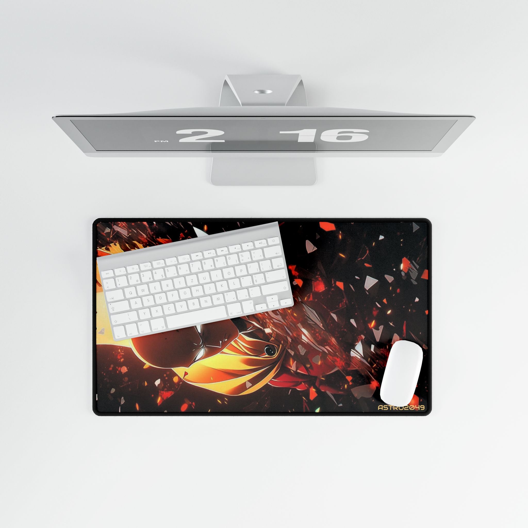 ONE-PUNCH MAN: Saitama - Vibrant Gamer Desk Mats | Stylish Desk Accessories, Custom Mouse Pads, Office Decor, Gaming Setup
