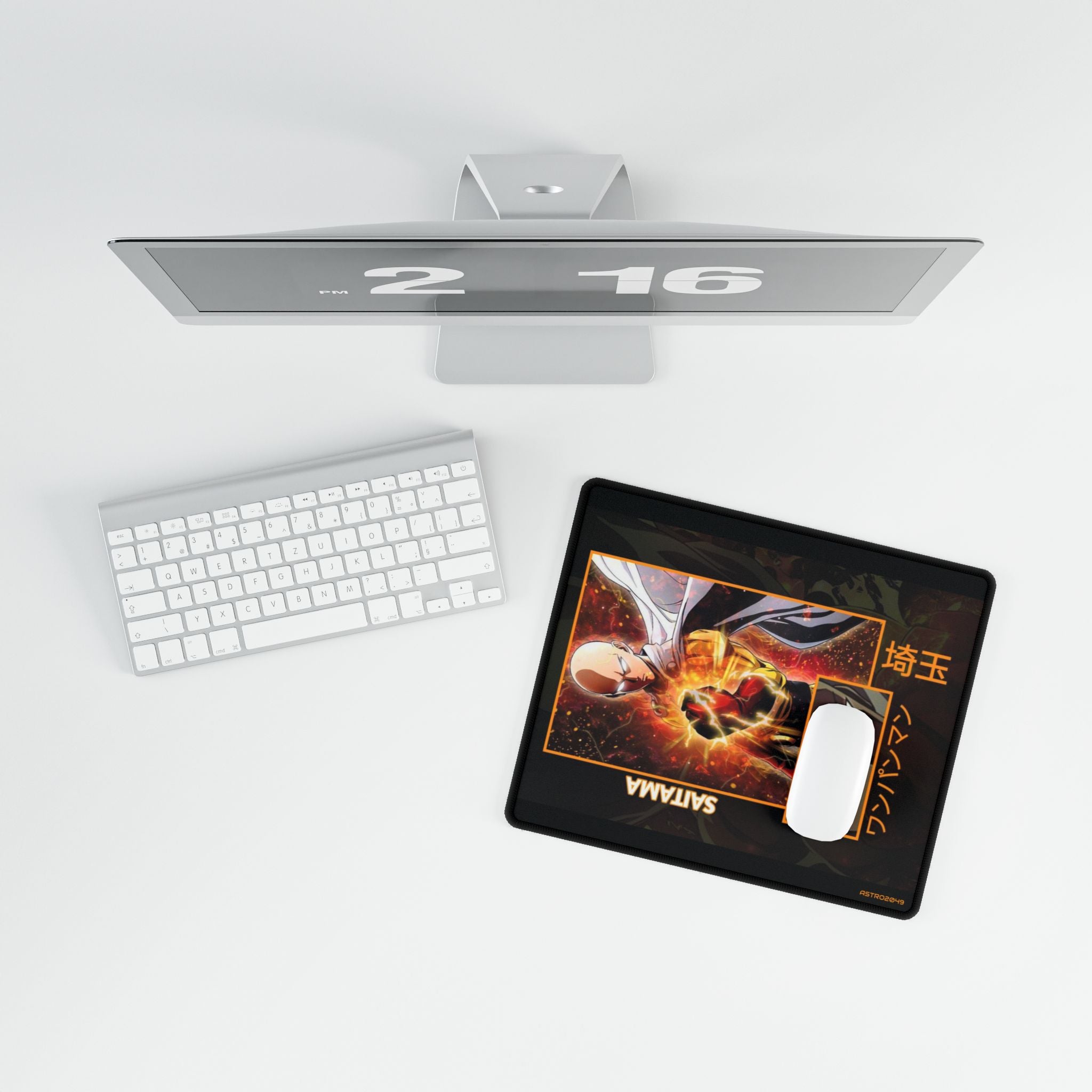 ONE-PUNCH MAN: Saitama - Gaming Desk Mat with Epic Design, Mouse Pad for Gamers, Cool Desk Accessories, Office Supplies, Mousepad