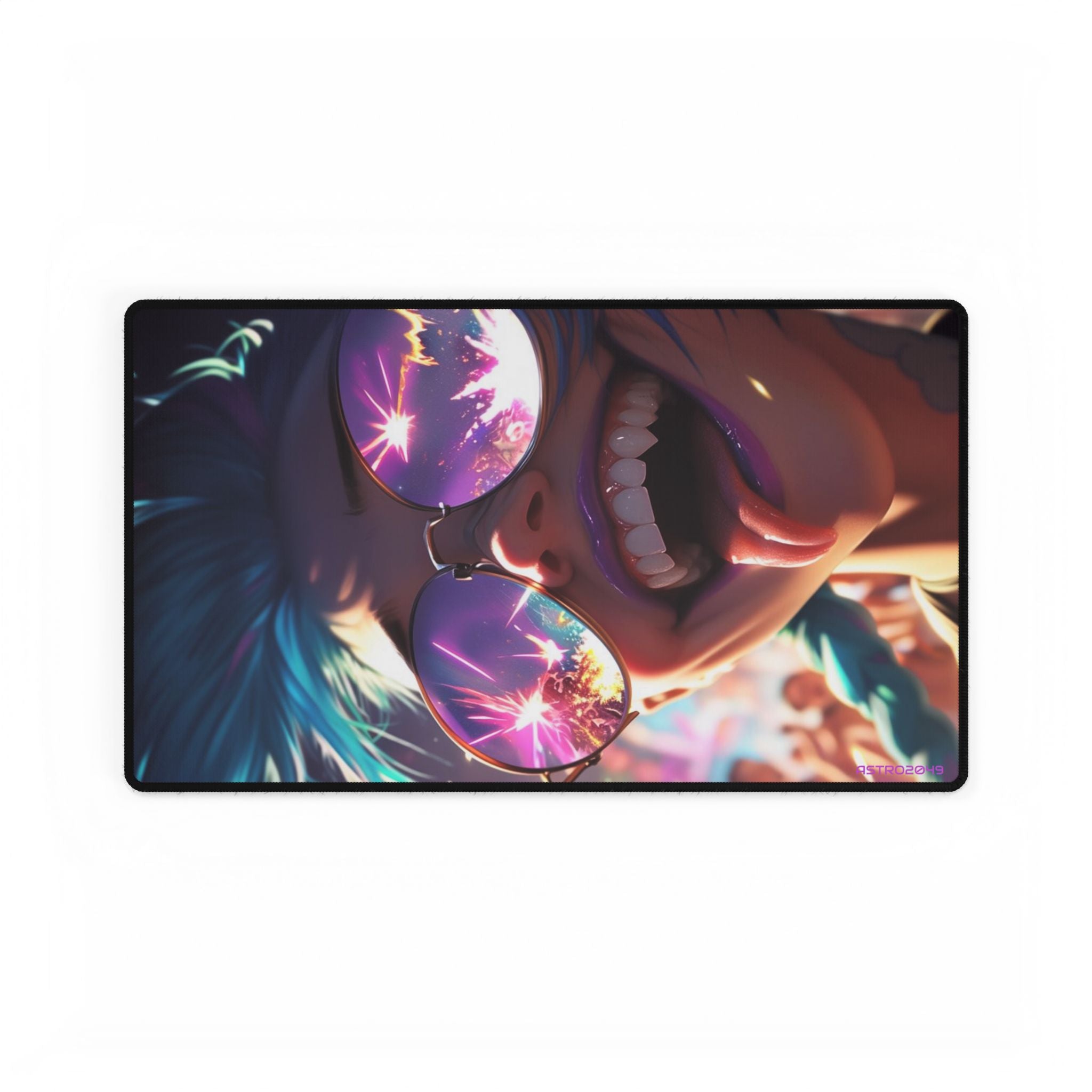 League of Legends - Arcane: JINX - Vibrant Graphic Desk Mat for Gamers, Stylish Office Decor, Mouse Pad, Fun Workstation Mat
