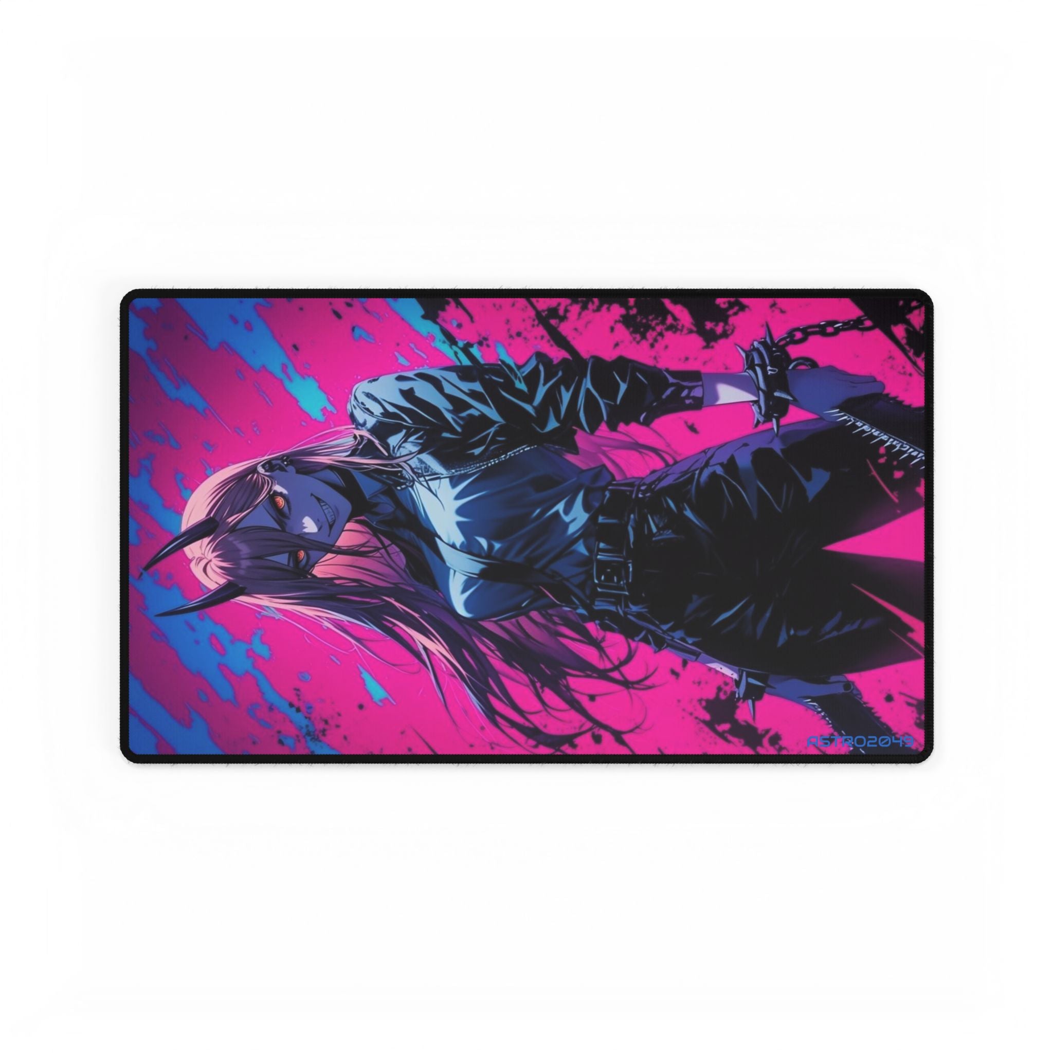 CHAINSAW MAN - Vibrant Anime Desktop Mat - Gamer Desk Accessories, Personalized Office Decor, Gaming Desk Pad, Stylish Workspace