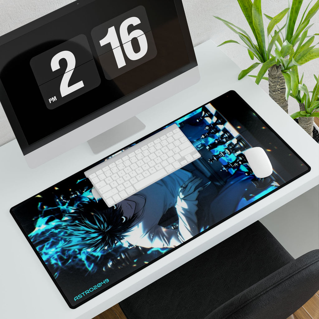 DEATH NOTE - ELLE - Gaming Desk Mat with Anime Design, Large Mouse Pad, Computer Desk Accessory, Gaming Gift, Desk Organizer, Office Decor