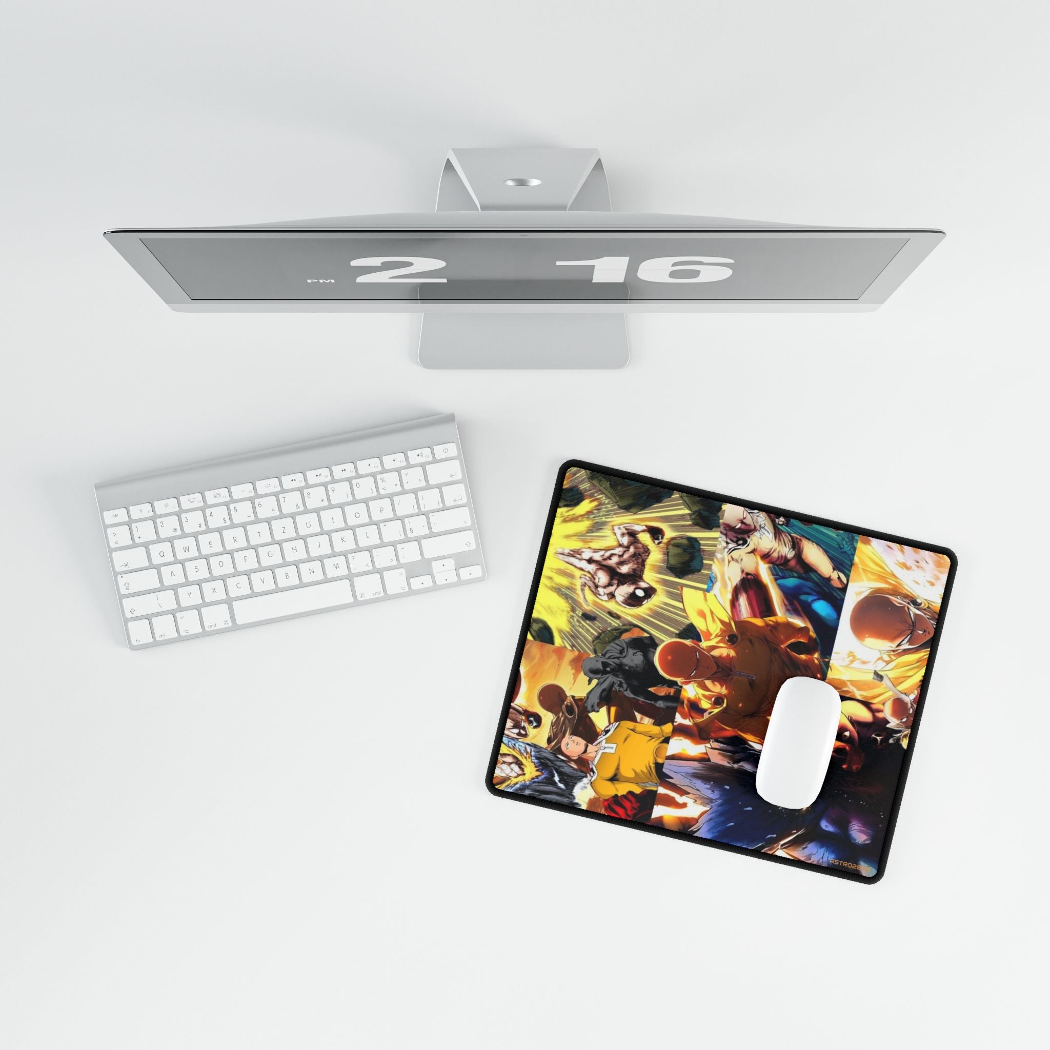 ONE-PUNCH MAN: Saitama - Vibrant Desk Mat for Gamers | Customizable Gaming Mouse Pad, Office Desk Accessories, Cool Desk Decor