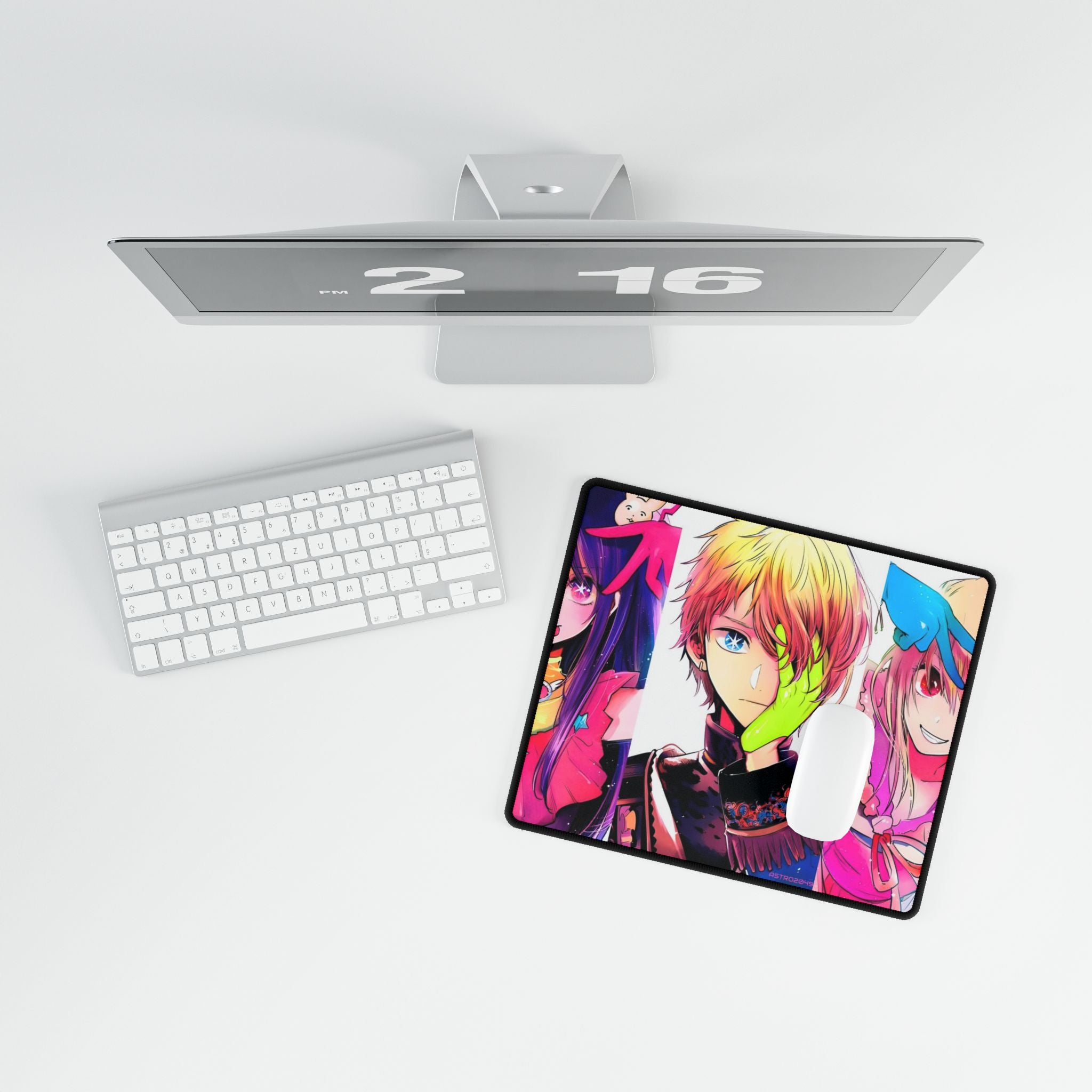 OSHI NO KO - Colorful Anime Desk Mat for Gamers, Vibrant Office Decor, Large Mouse Pad, Gifts for Anime Lovers, Desk Accessories