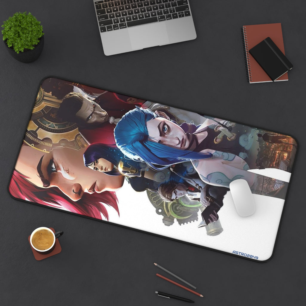 League of Legends - Arcane: JINX - Vibrant Gaming Desk Mat | Stylish Mouse Pad for Gamers | Desk Accessories | Video Game Decor, Gamer Gift