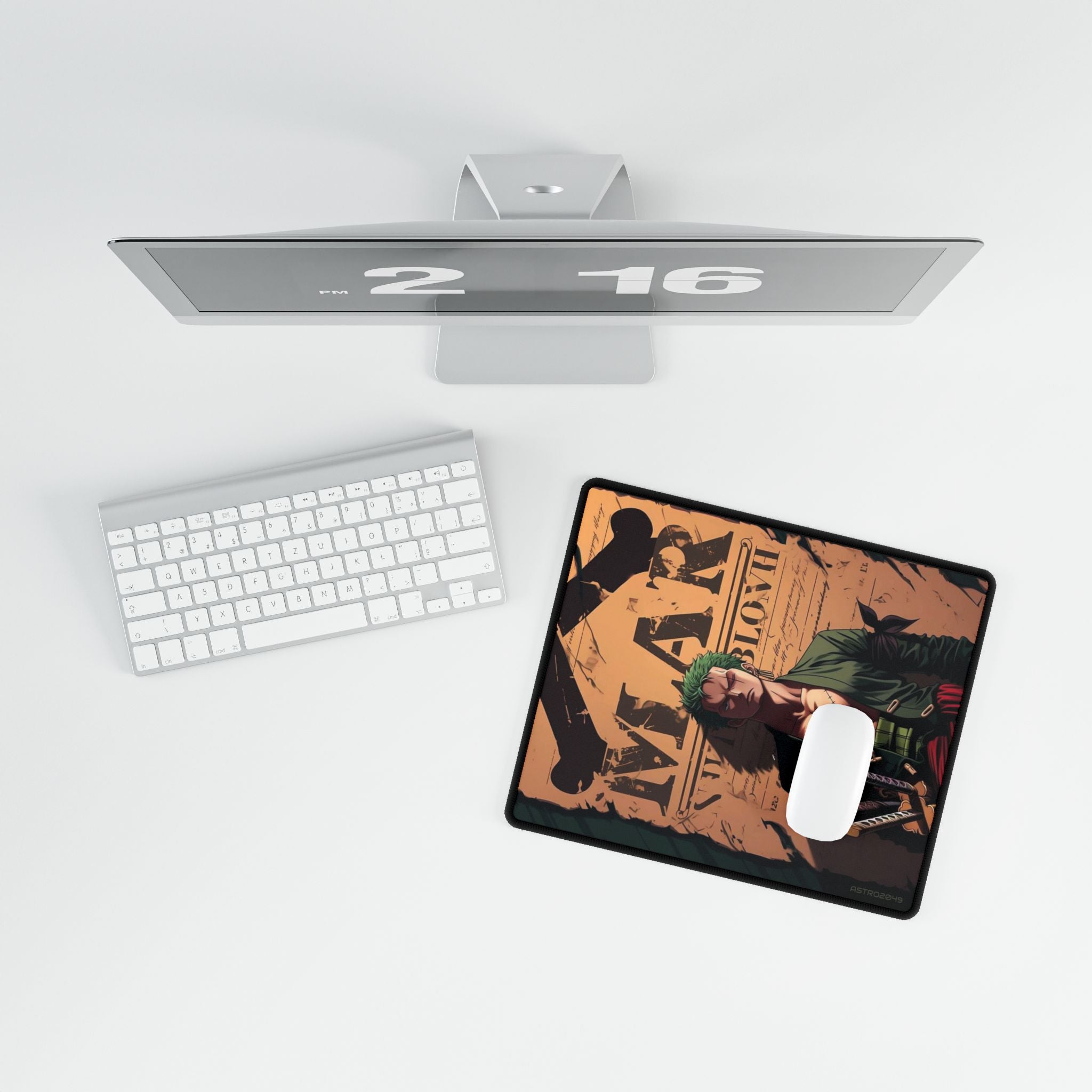 ONE PIECE - ZORO - Cool Pirate Desk Mats for Gamers, Office Decor, Geek Gift, Desk Accessories, Gaming Mouse Pad