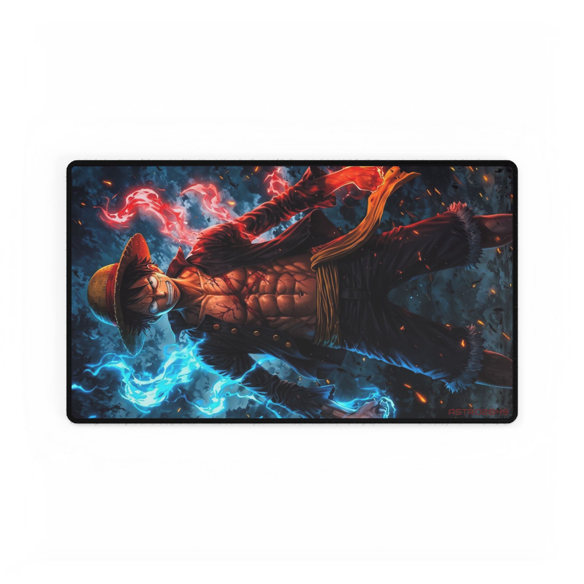 ONE PIECE - LUFFY - Anime-Inspired Desk Mat: Vibrant Gamer Mouse Pad, Office Decor, Gift for Students, Computer Accessories