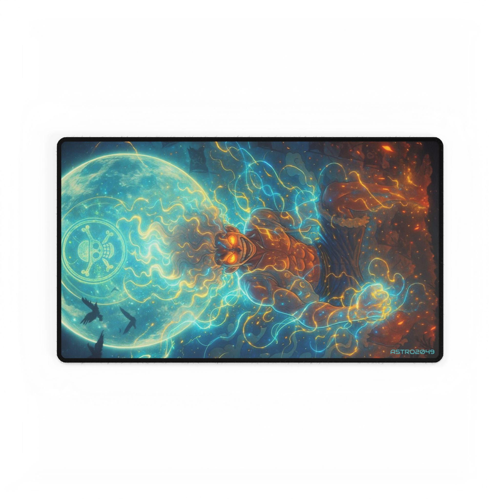ONE PIECE - LUFFY - Cosmic Spirit Desk Mat - Gamer's Mouse Pad, Office Decor, Study Accessory, Unique Gift for All Occasions, Fantasy Art