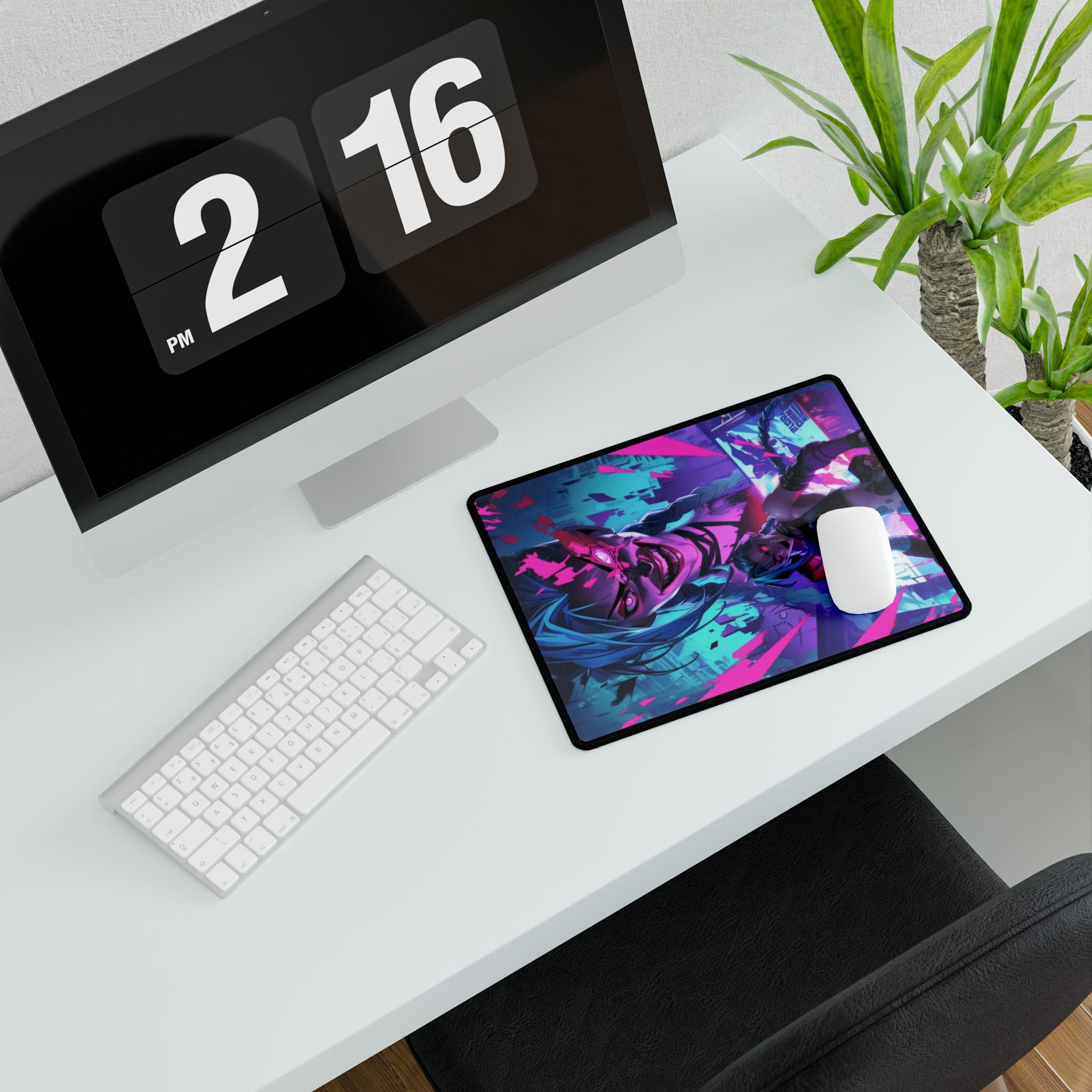 League of Legends - Arcane: JINX - Vibrant Gaming Desk Mat - Perfect for Gamers, Home Office, or Study Space | Custom Style Designs