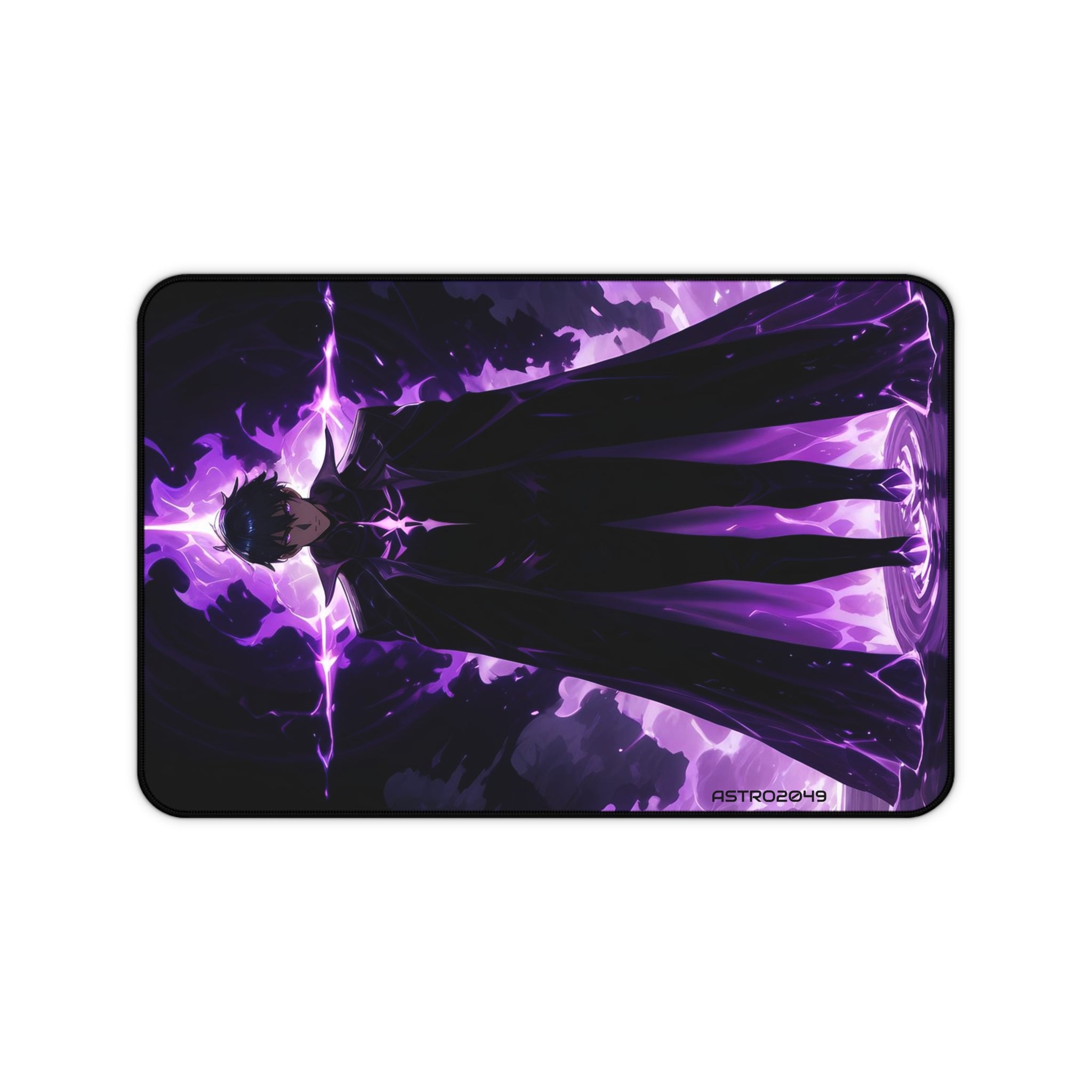 SOLO LEVELING - Sung Jinwoo - ARISE - Gaming Desk Mat with Dark Mage Design, Office Accessory, Desk Decor, Computer Pad, Anime Merchandise