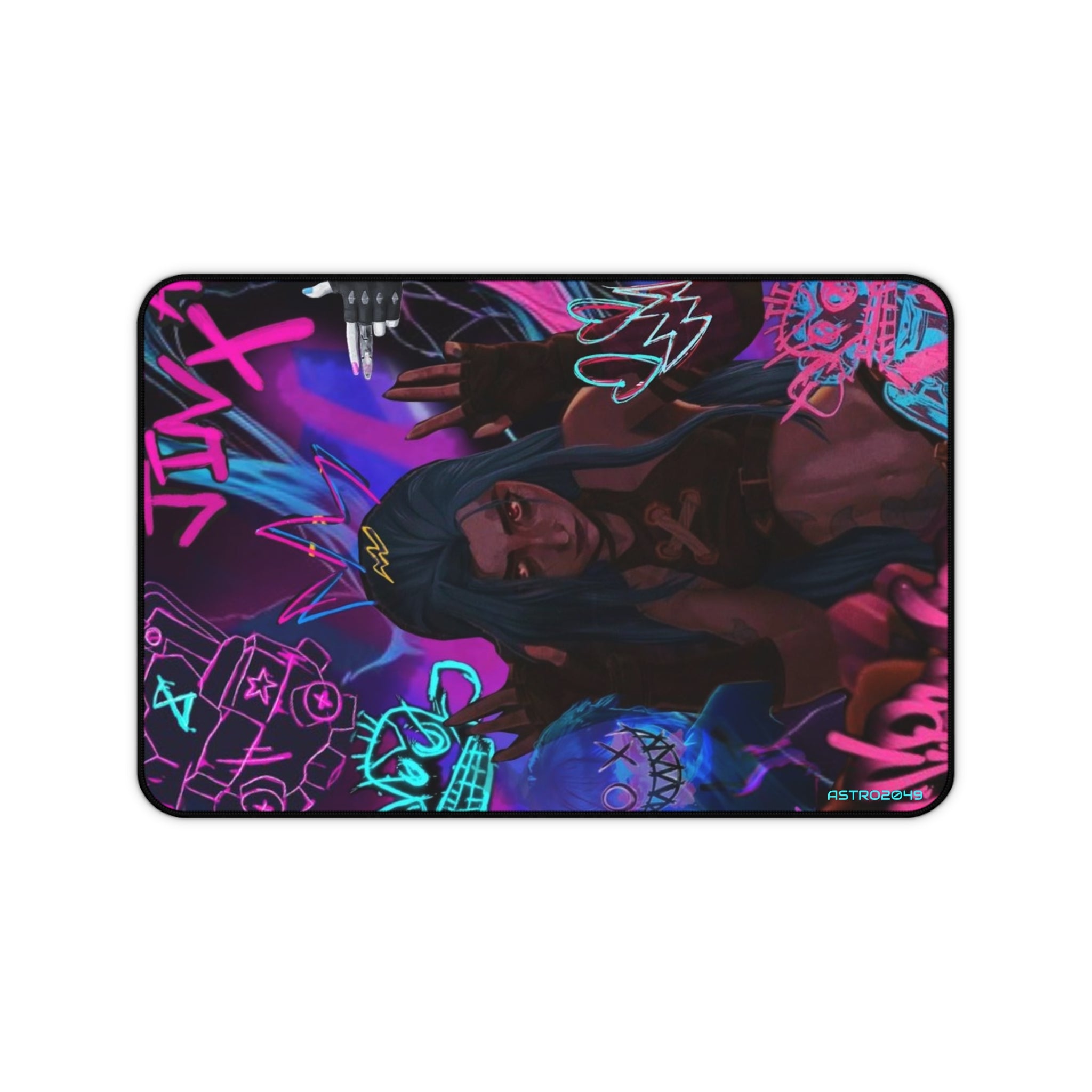 League of Legends - Arcane: JINX - Vibrant Gaming Desk Mat | Stylish Mousepad for Gamers | Perfect Gift for Gaming Enthusiasts.