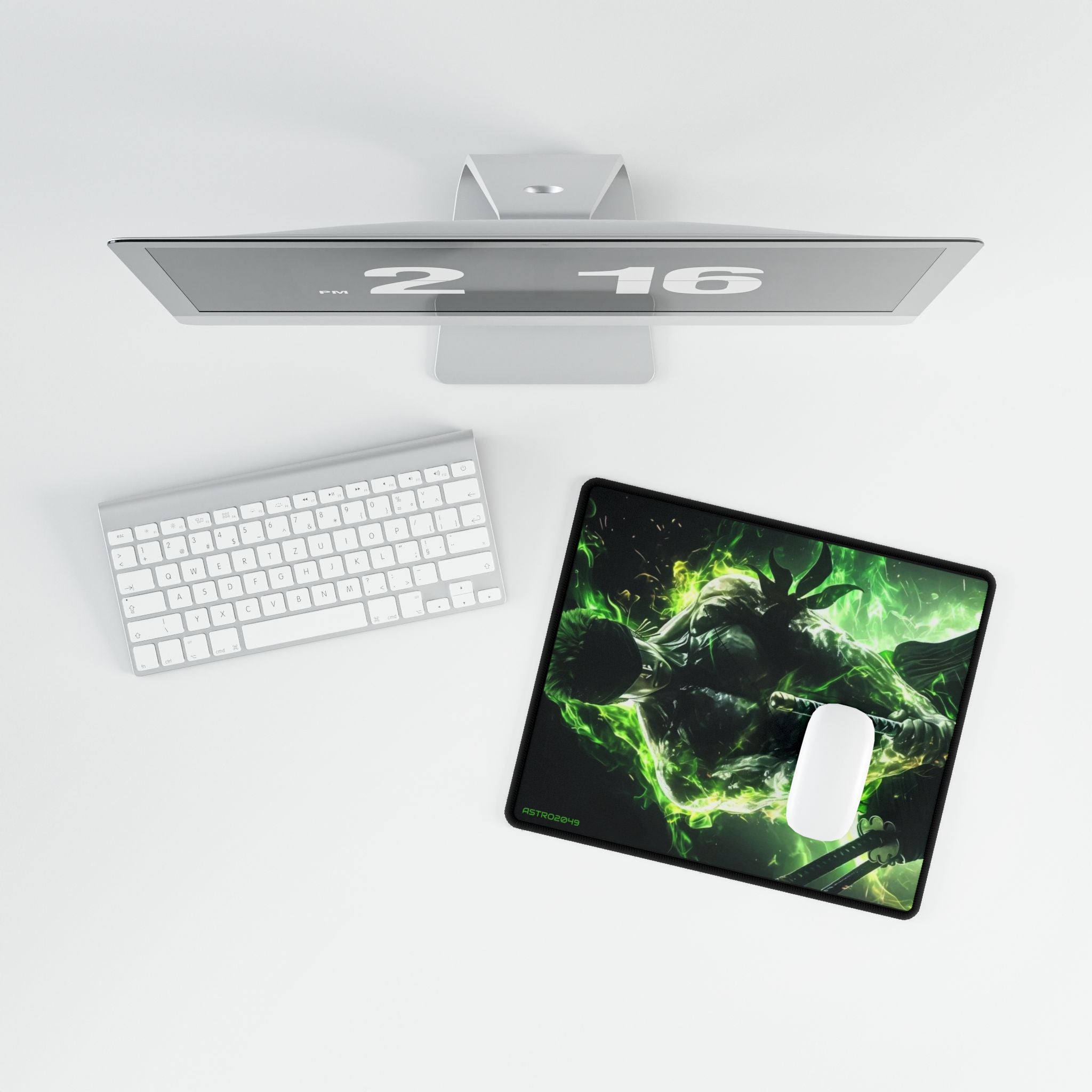 ONE PIECE - ZORO - Green Anime Desk Mat, Gaming Desk Accessories, Office Decor, Mouse Pad, Gift for Gamers, Desk Organizers