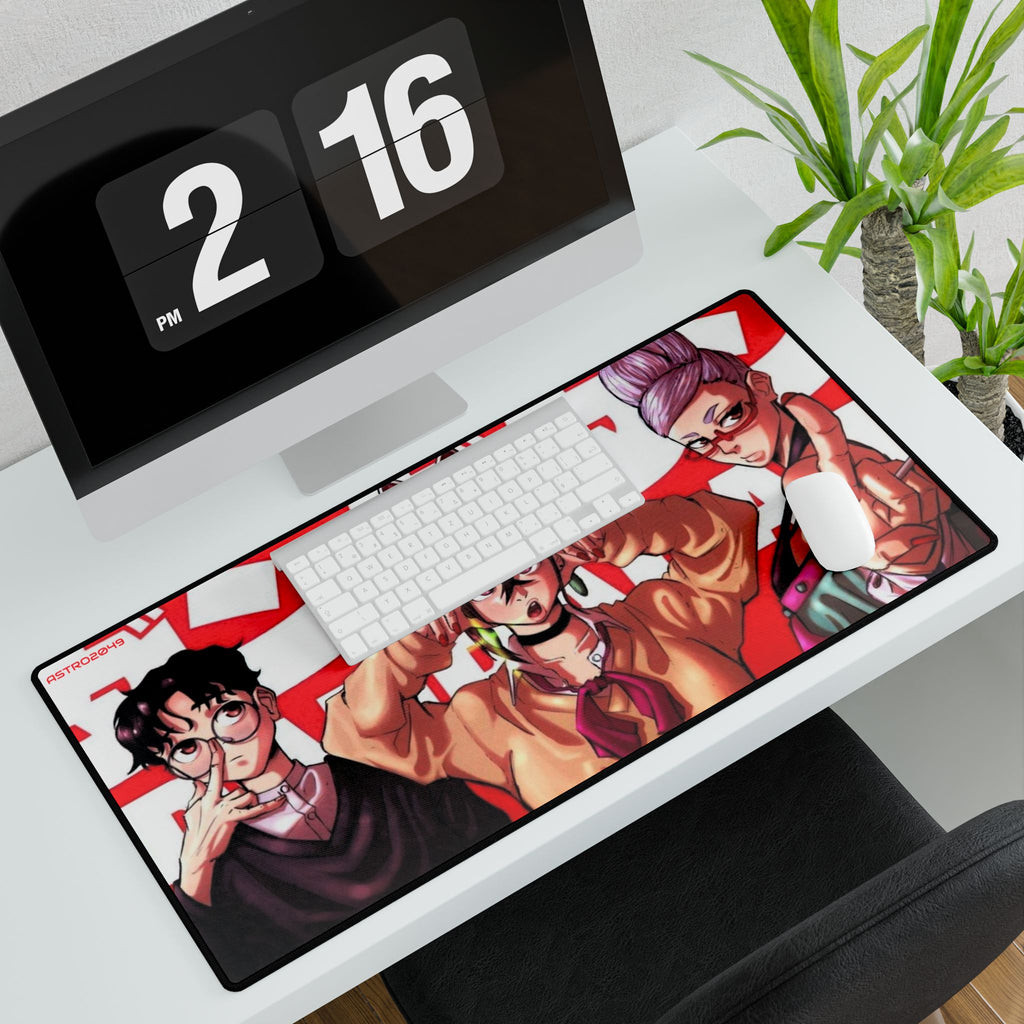 DANDADAN: Momo / Okarun - Vibrant Anime Desk Mat, Gaming Desk Pad, Office Decor, Custom Mousepad, Geeky Gift for Gamers, Home Office