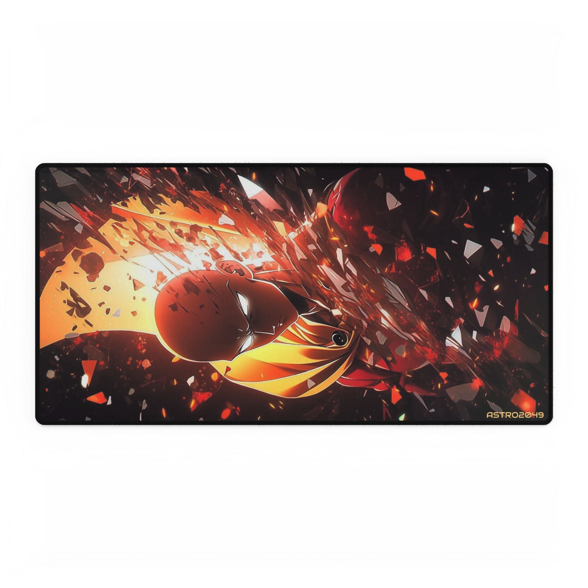 ONE-PUNCH MAN: Saitama - Vibrant Gamer Desk Mats | Stylish Desk Accessories, Custom Mouse Pads, Office Decor, Gaming Setup