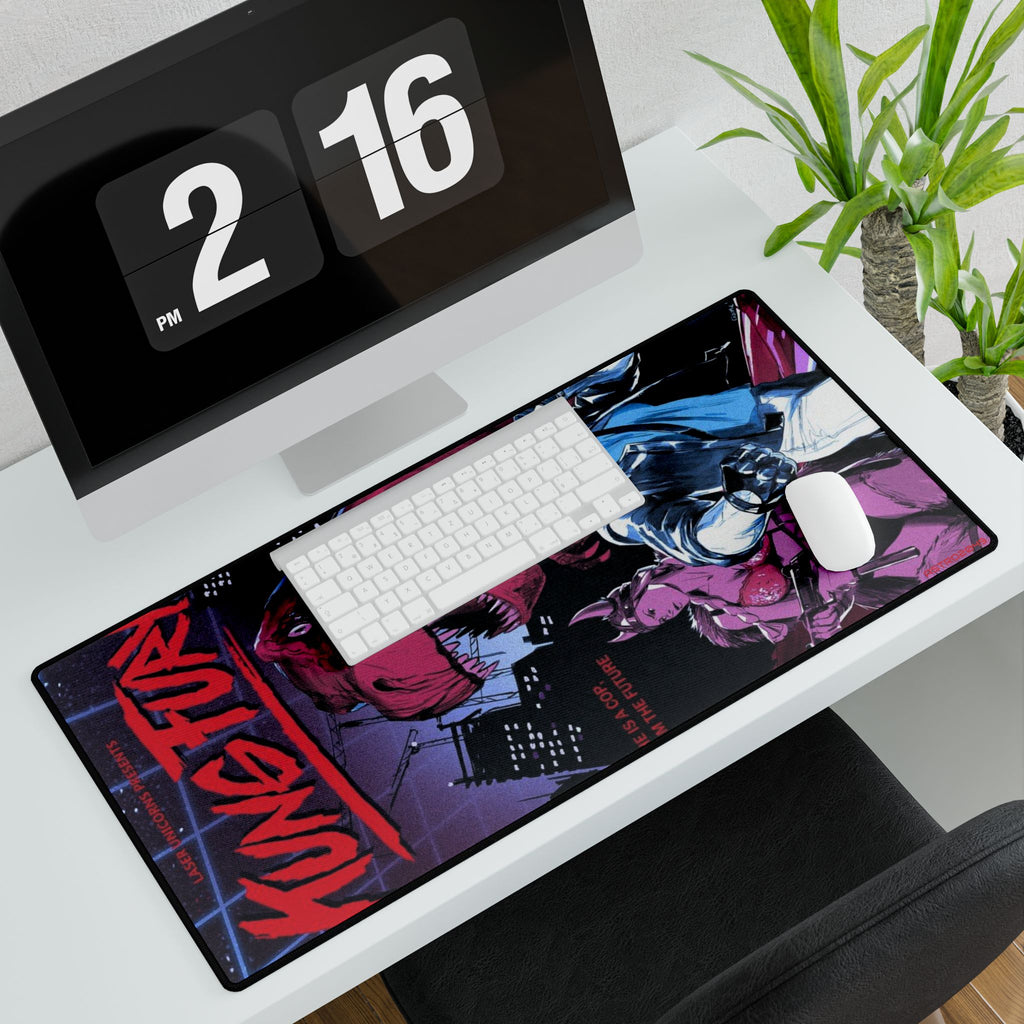 KUNG FURY - Desk Mat - Retro Gaming Desk Pad, Computer Mouse Pad, Home Office Decor, Gaming Gear, Unique Gift Idea