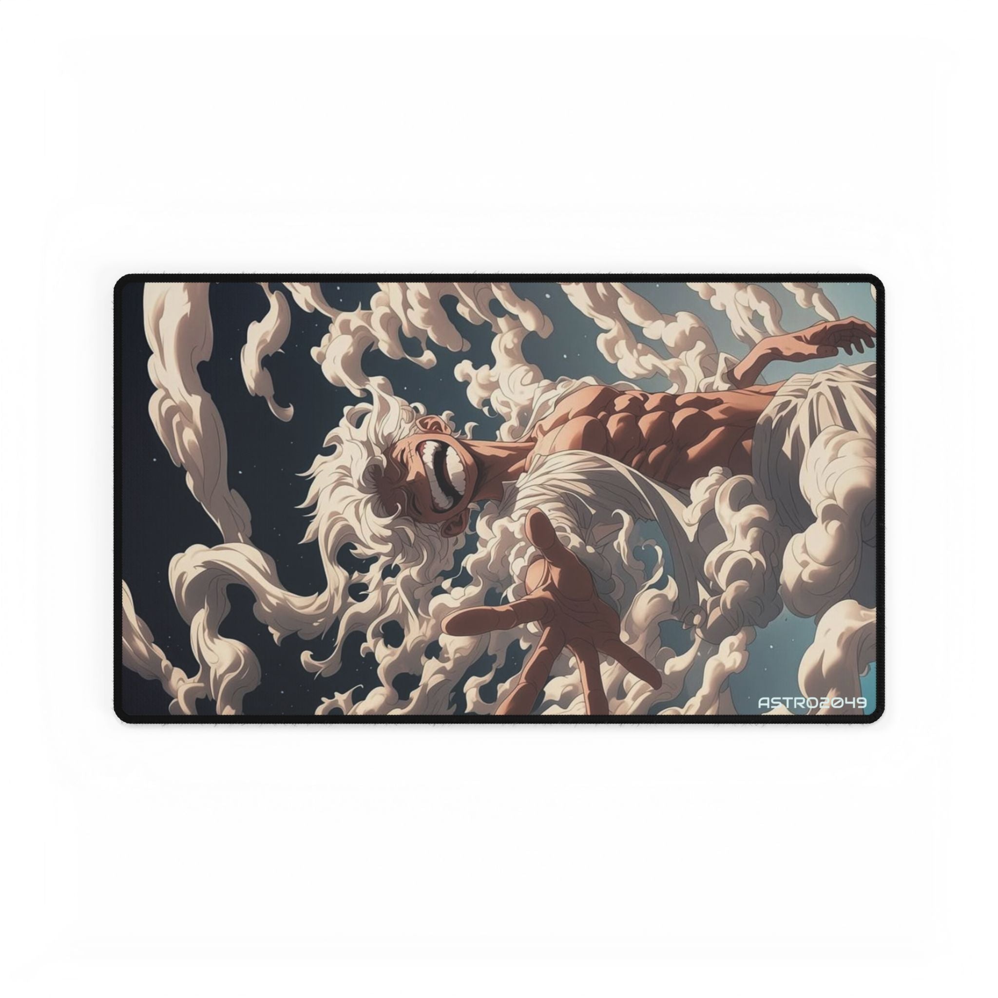 ONE PIECE - LUFFY - Artistic Desk Mat - Cloudy Dreamscape for Gaming, Office Use, Gift for Students, Aesthetic Home Decor, Custom Mouse Pad