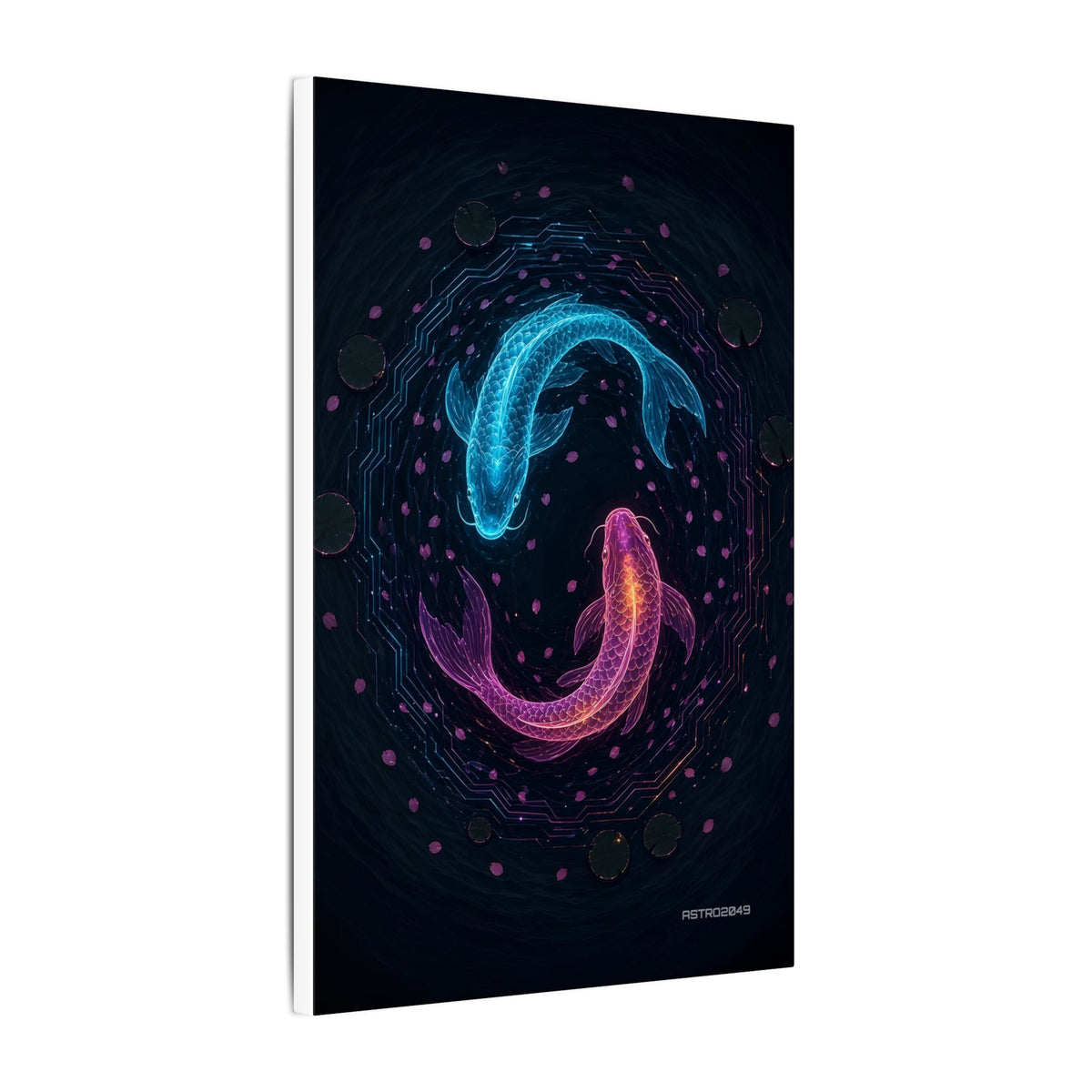 Circuit Koi canvas print by ASTRO2049, view 6 of 8