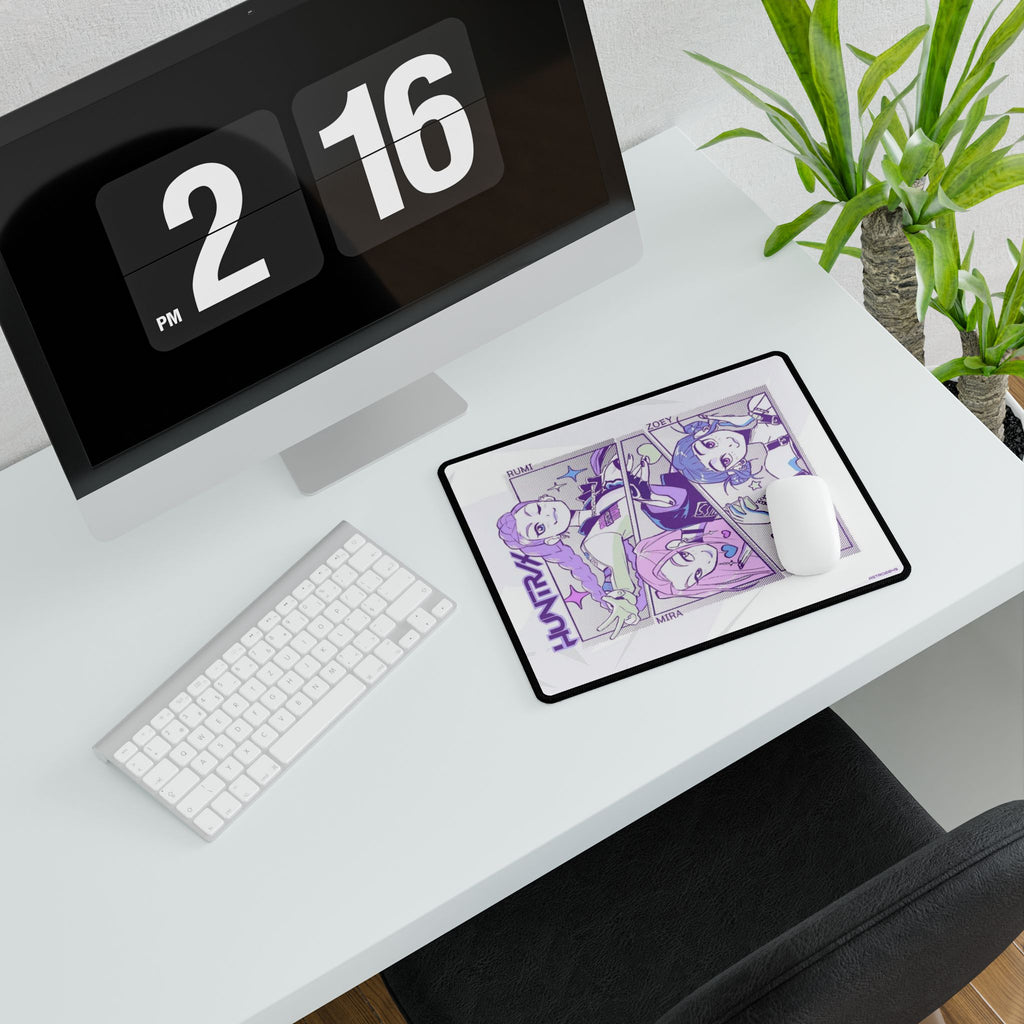 KPop Demon Hunters - HUNTRIX - Anime-Inspired Desk Mat for Gaming & Office, Gamer Desk Pad, Decorative Mousepad, Stylish Workstation Mat