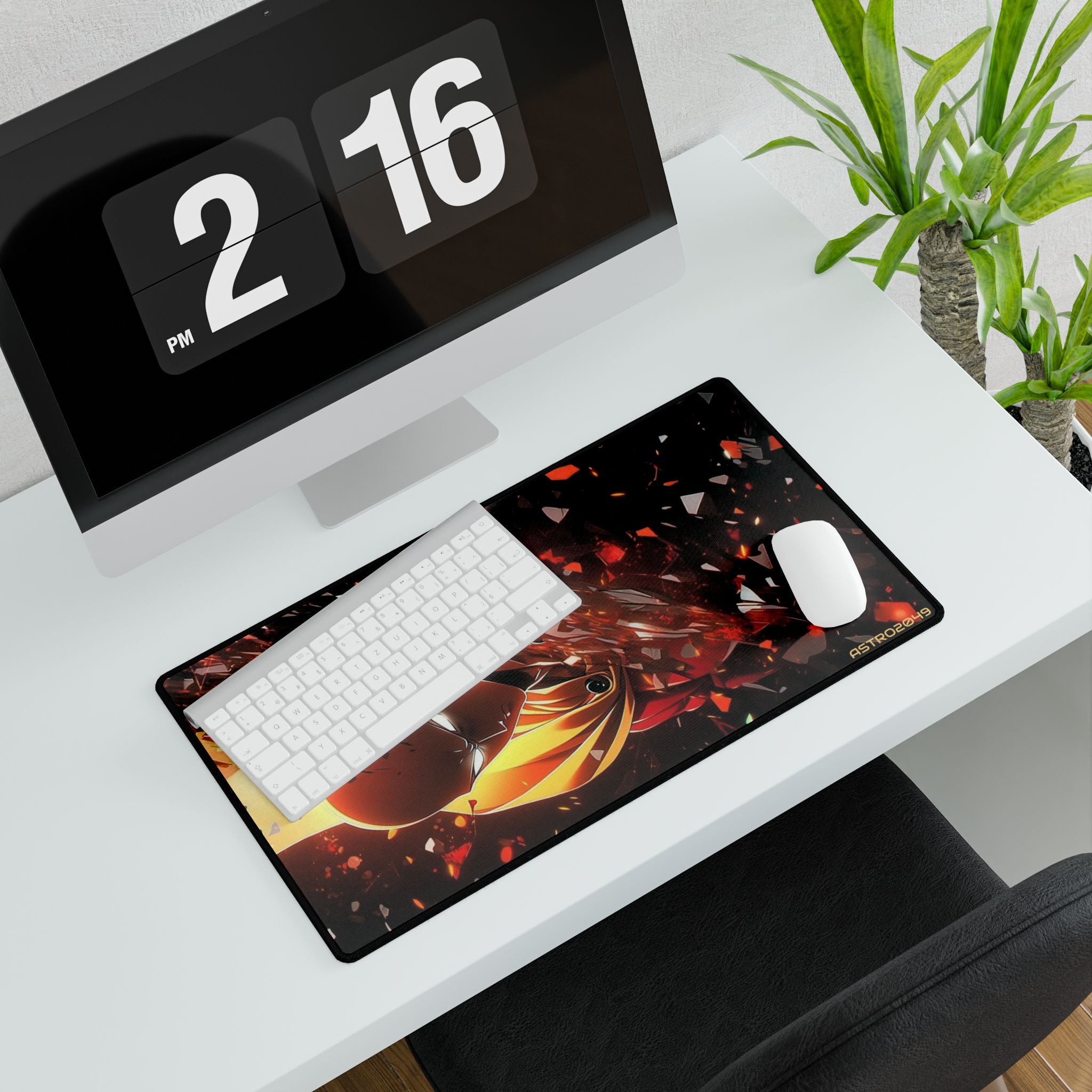 ONE-PUNCH MAN: Saitama - Vibrant Gamer Desk Mats | Stylish Desk Accessories, Custom Mouse Pads, Office Decor, Gaming Setup