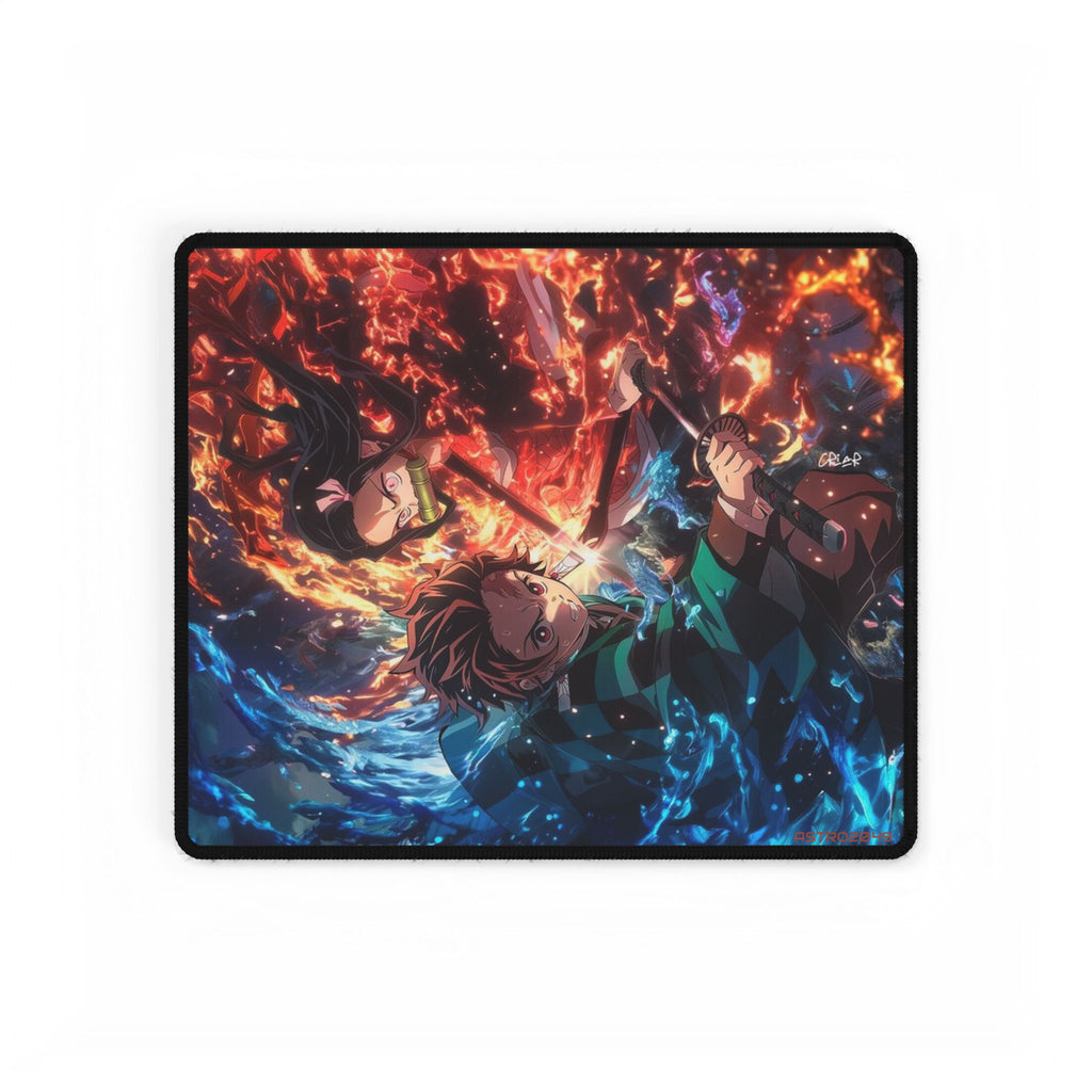 DEMON SLAYER - Kimetsu no yaiba - Vibrant Anime Desk Mat for Gamers - Cozy Work Surface, Cool Decor, Gift for Students, Office Essentials