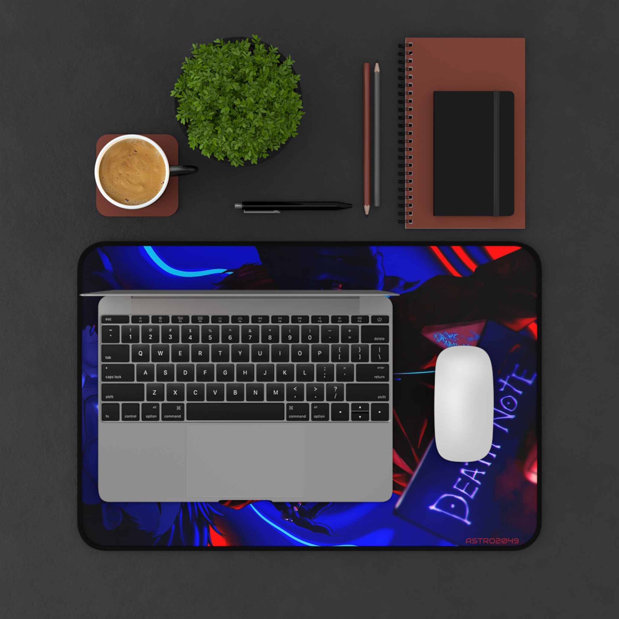 DEATH NOTE - Light / Akira - RYUK - Death Note Desk Mat, Gaming Desk Pad, Anime Decor, Office Accessory, Unique Gift for Fans