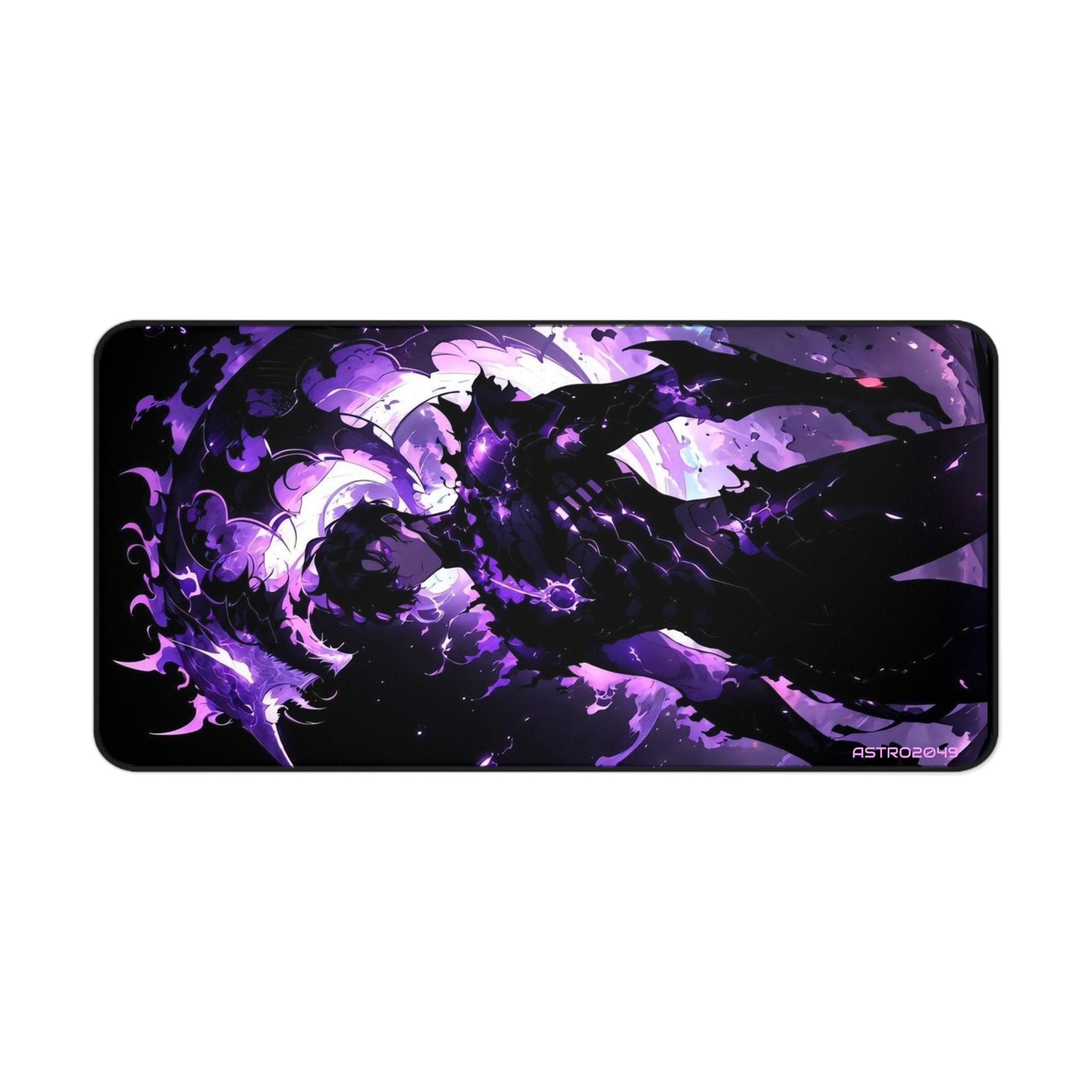 SOLO LEVELING - Sung Jinwoo - ARISE - Galaxy-Themed Desk Mat - Aesthetic Gaming Mouse Pad, Stylish Office Decor, Unique Gift Idea