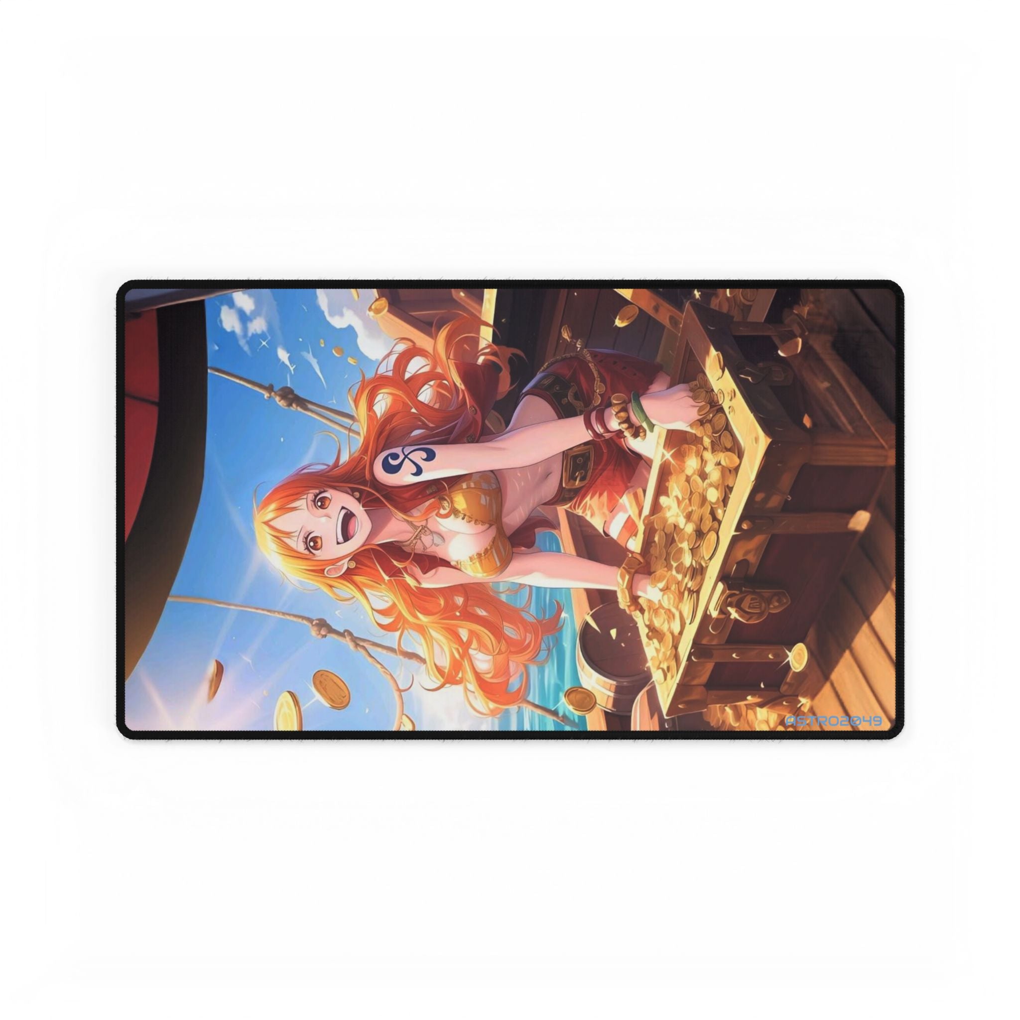 ONE PIECE - NAMI - Vibrant Anime Desk Mat - Perfect for Gamers & Creatives, Office Decor, Anime Lovers, Gift for Birthdays