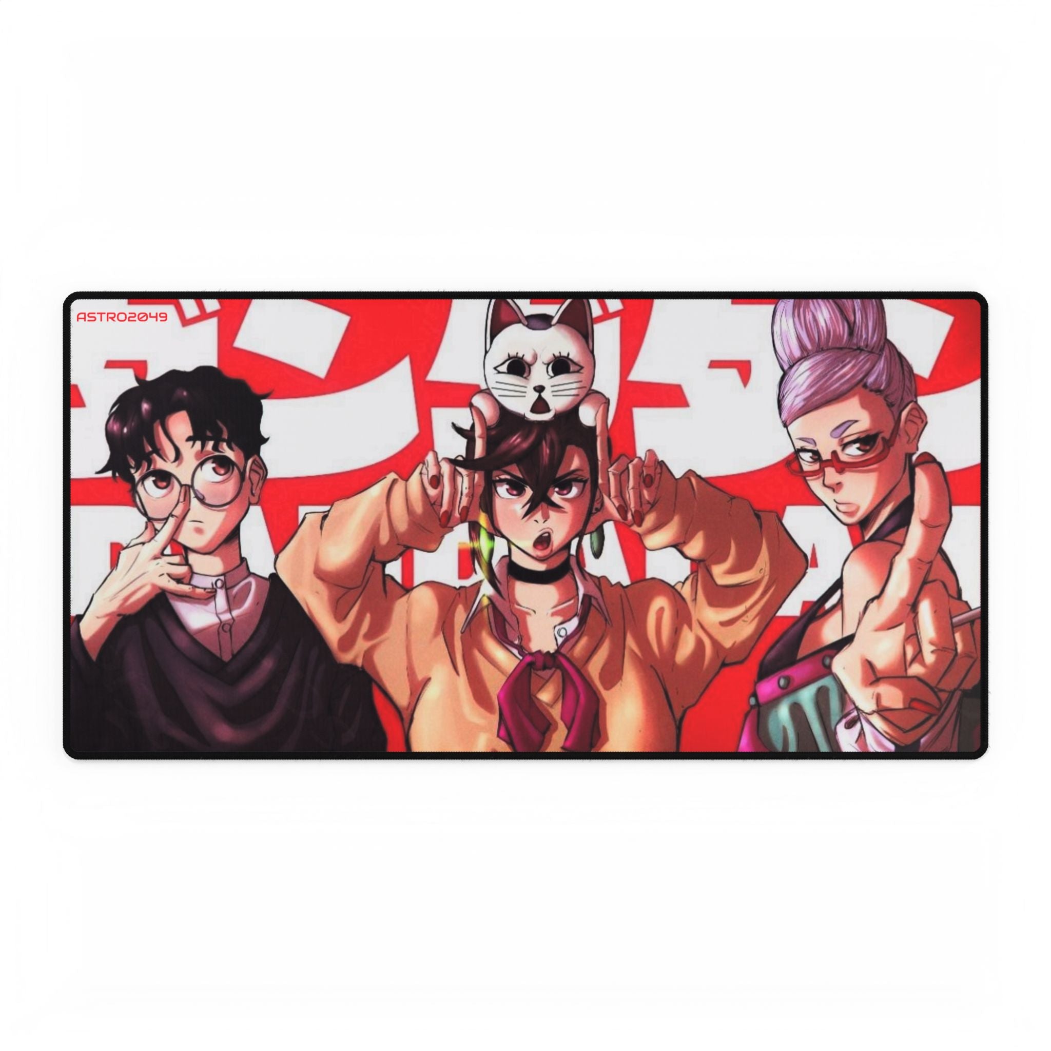 DANDADAN: Momo / Okarun - Vibrant Anime Desk Mat, Gaming Desk Pad, Office Decor, Custom Mousepad, Geeky Gift for Gamers, Home Office