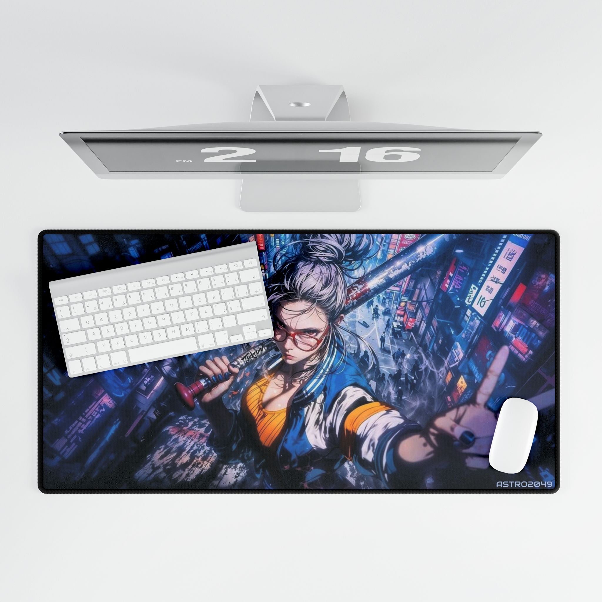 DANDADAN: Seiko Ayase - Anime-Inspired Desk Mat for Gamers and Creatives, Gaming Mouse Pad, Office Desk Decor, Geek Gift, Large Mousepad