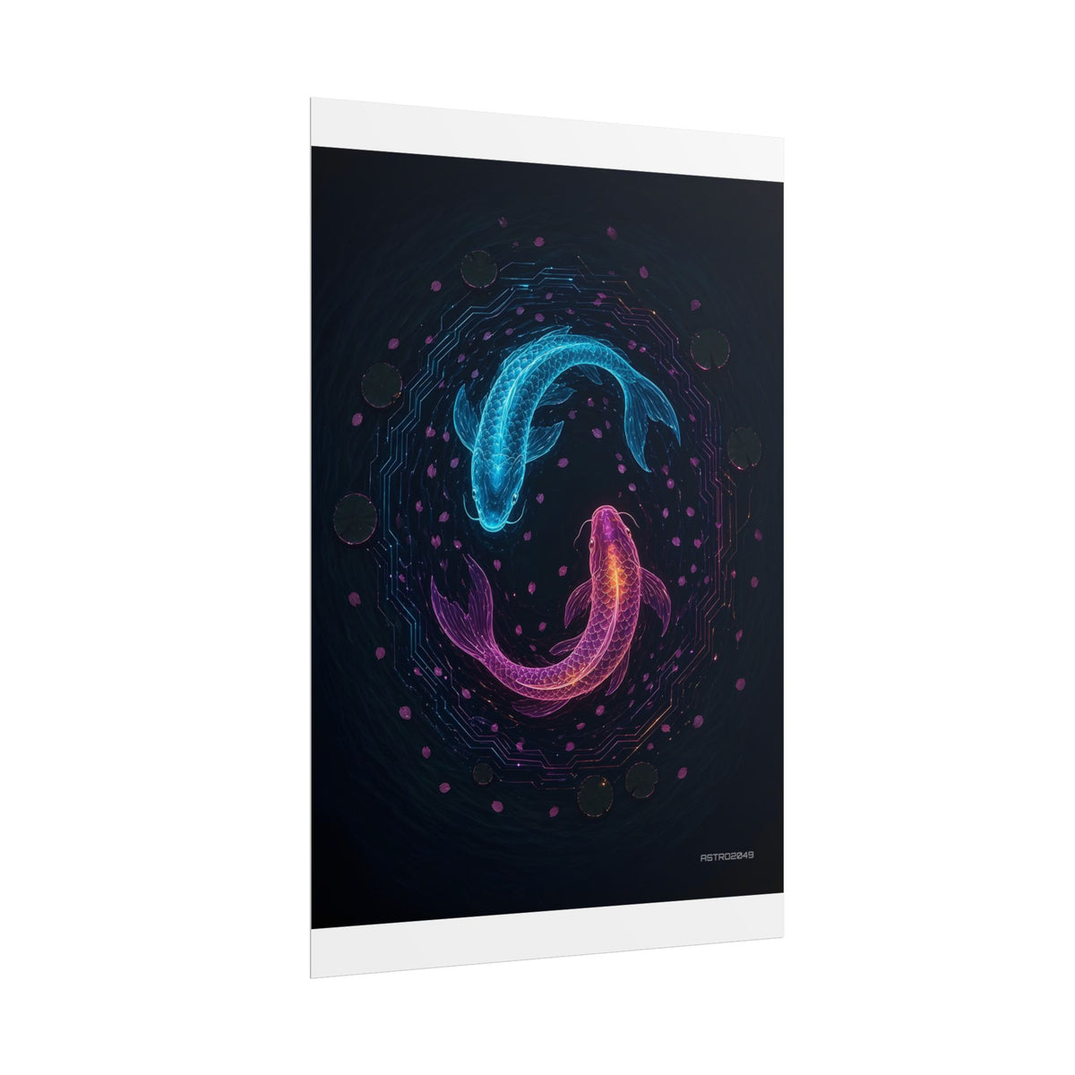 Circuit Koi matte poster by ASTRO2049, view 4 of 8