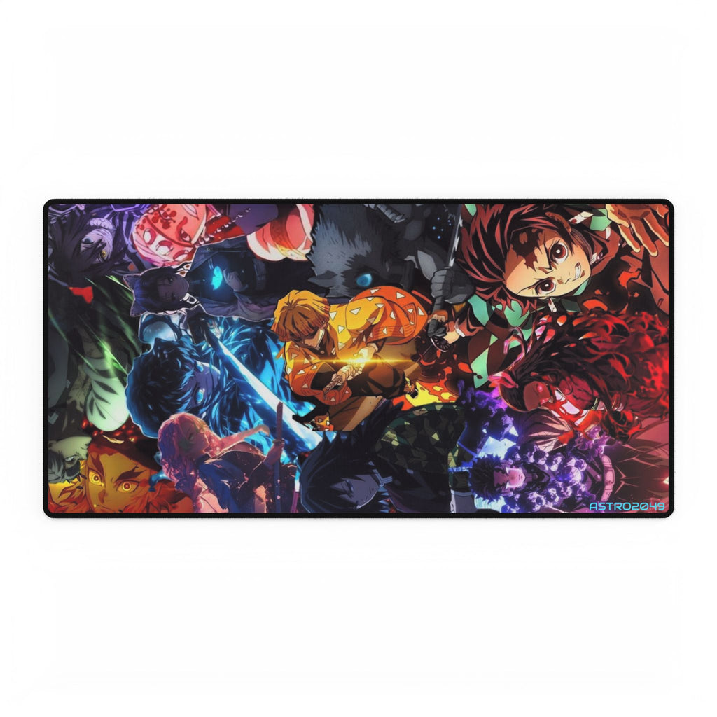 DEMON SLAYER - Kimetsu no yaiba - Anime-Inspired Desk Mat | Gaming Desk Accessory, Office Decor, Workstation Mat, Custom Mouse Pad