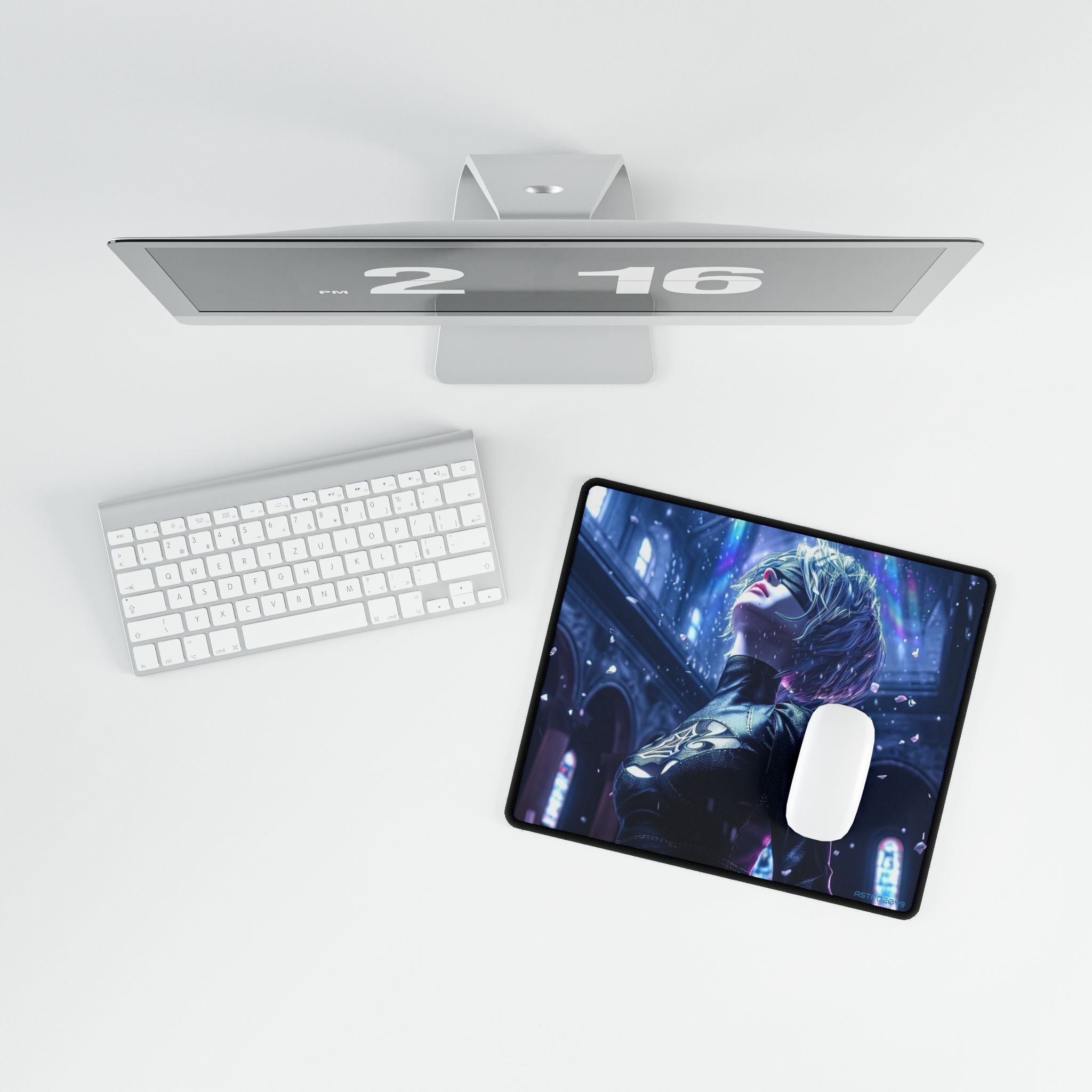 Nier: Automata - 2B - Gothic Fantasy Desk Mat - Mouse Pad for Home Office, Gamer, Office Decor, Unique Gift, Desk Accessories