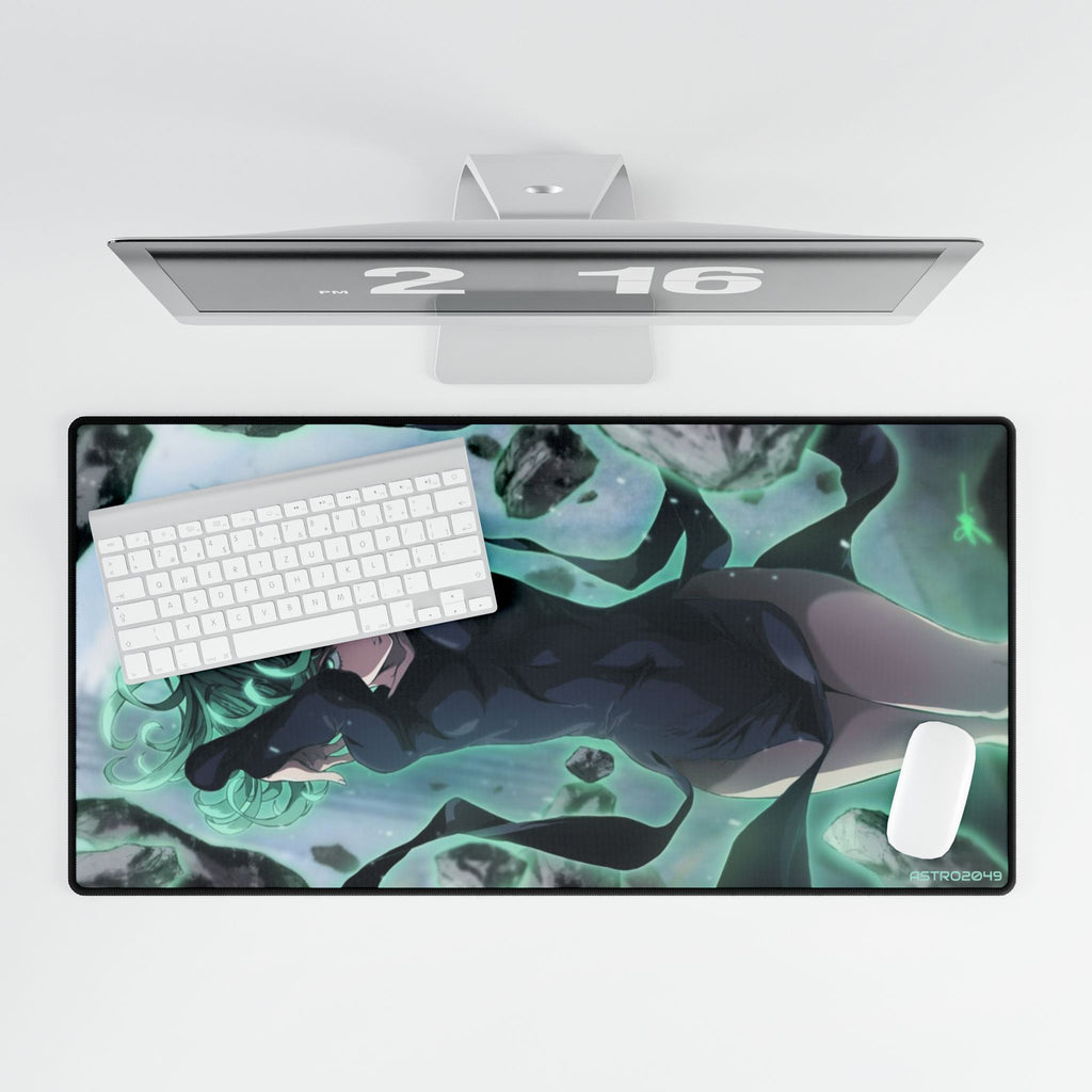ONE-PUNCH MAN: Tatsumaki - Aesthetic Gaming Desk Mat, Large Mouse Pad for Gamers, Anime Desk Accessories, Creative Workstation Decor