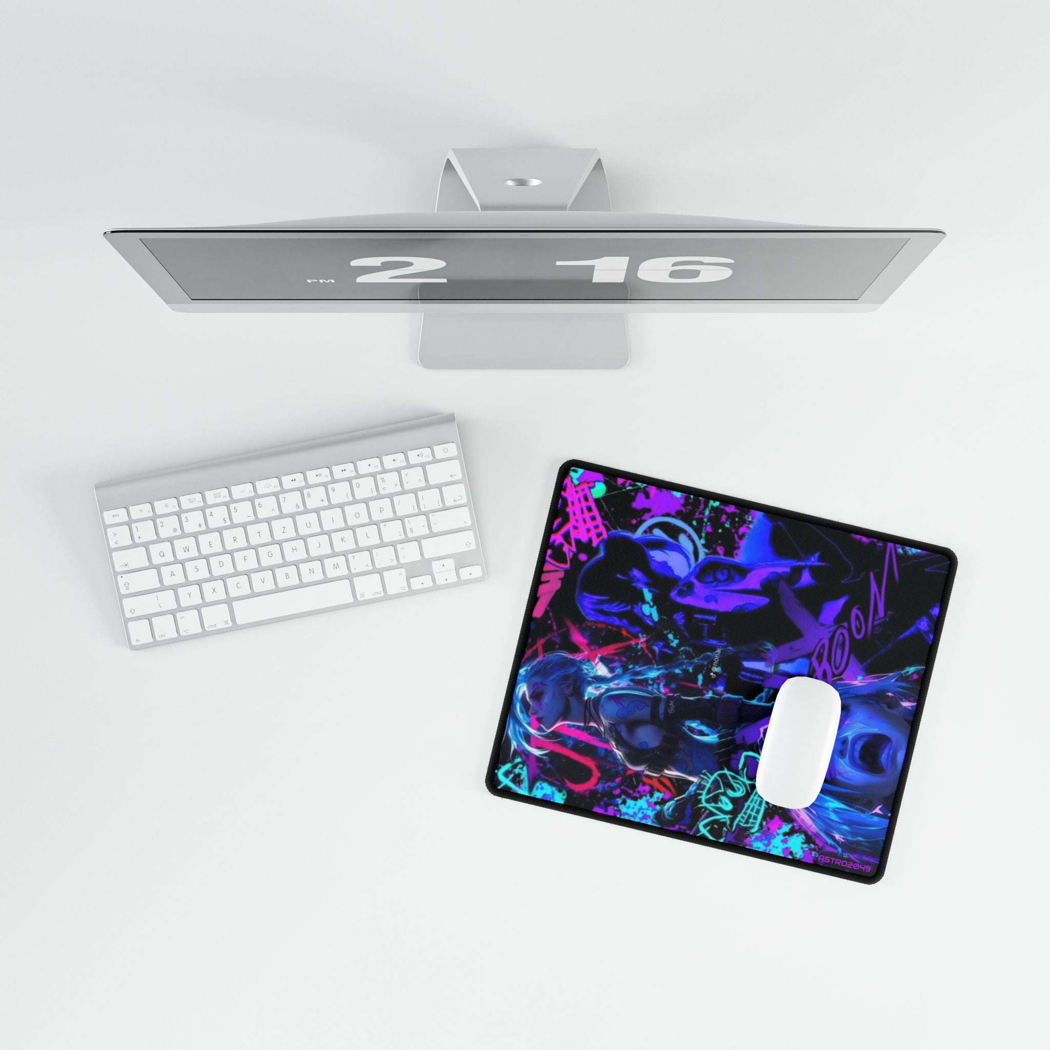 League of Legends - Arcane: JINX - Vibrant Gamer Desk Mats, Gaming Accessories, Home Office Decor, Stylish Mouse Pad, Unique Workstation Mat