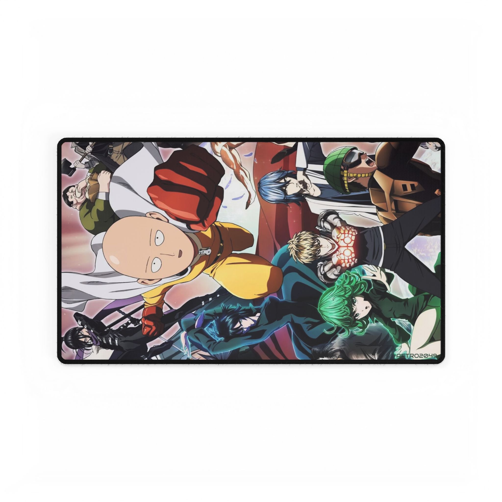 ONE-PUNCH MAN - Anime Desk Mat - Gaming Mouse Pad for Office, Anime Decor, Saitama Desk Accessories, Cool Desk Gift, Minimalist Office Decor