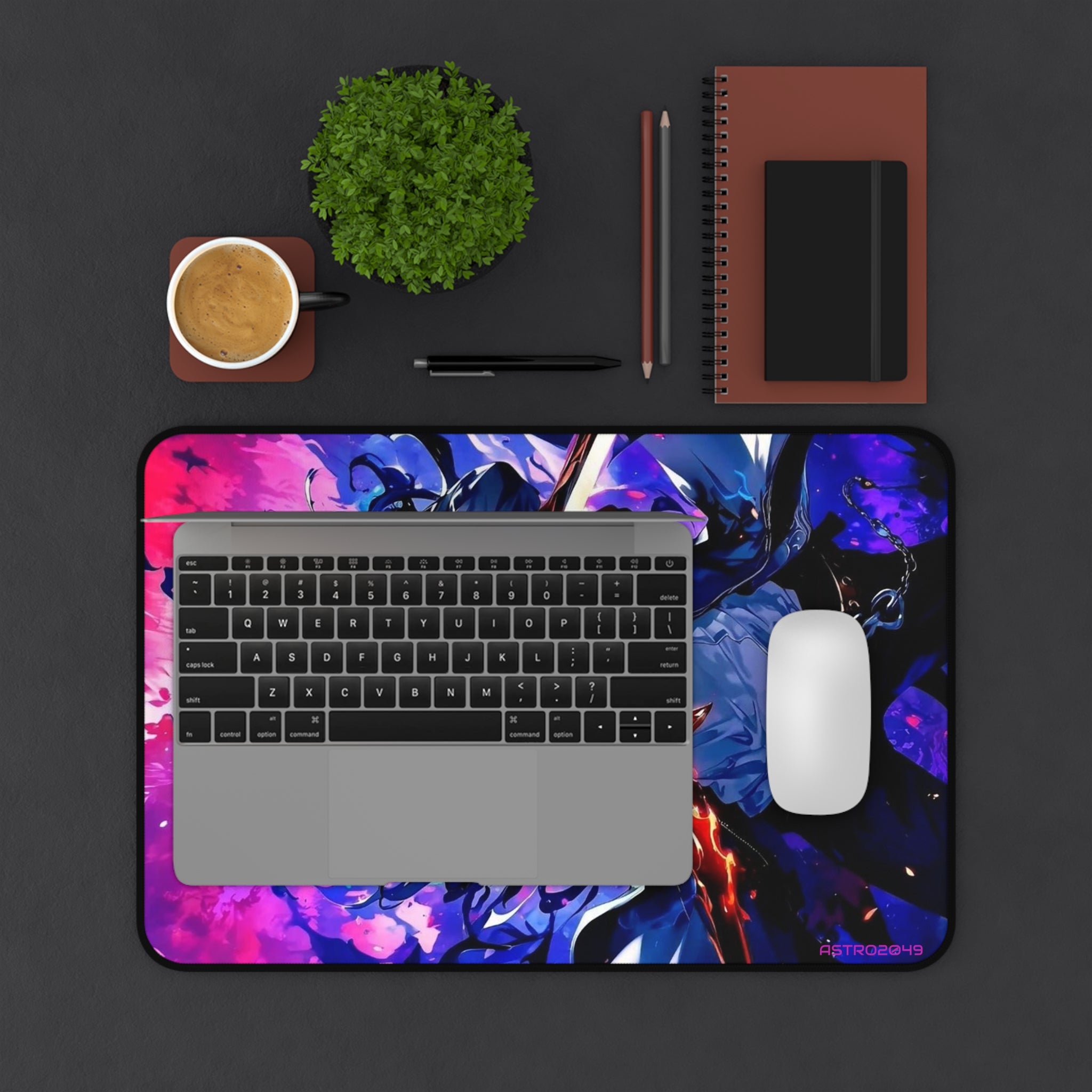 SOLO LEVELING - Sung Jinwoo - ARISE - Vibrant Anime Desk Mat - Gaming, Work, Home Office, Personalized Gift, Desk Accessories, Desk Decor