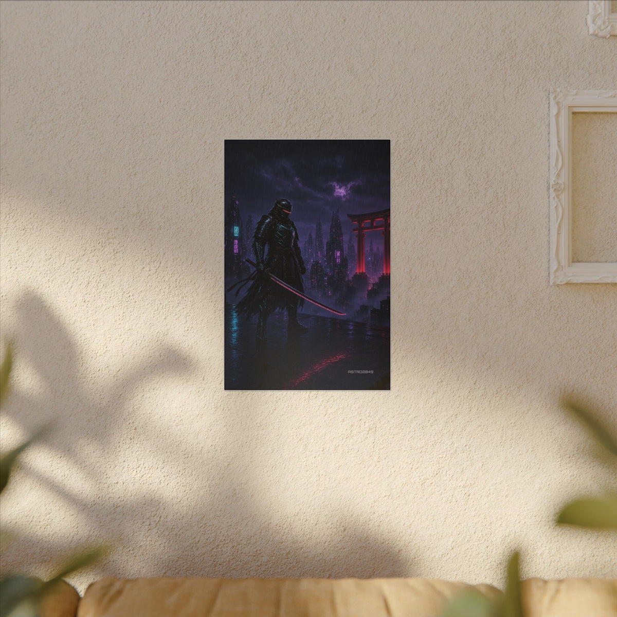 Crimson Gate Ronin canvas print by ASTRO2049, view 7 of 8