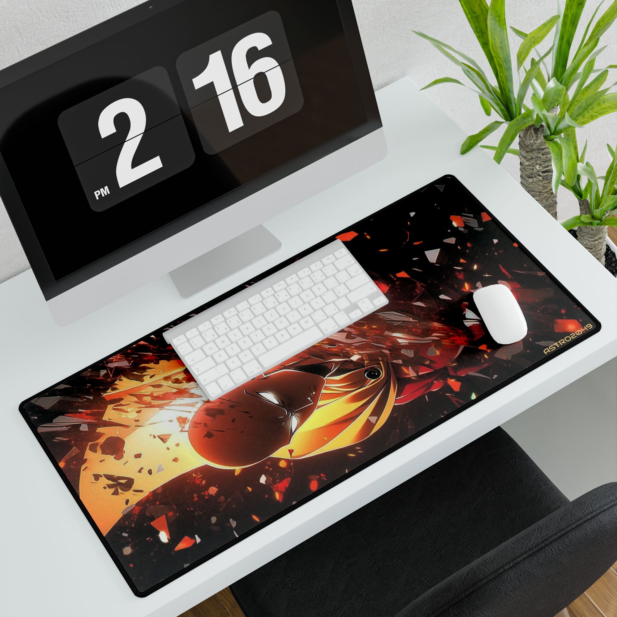 ONE-PUNCH MAN: Saitama - Vibrant Gamer Desk Mats | Stylish Desk Accessories, Custom Mouse Pads, Office Decor, Gaming Setup
